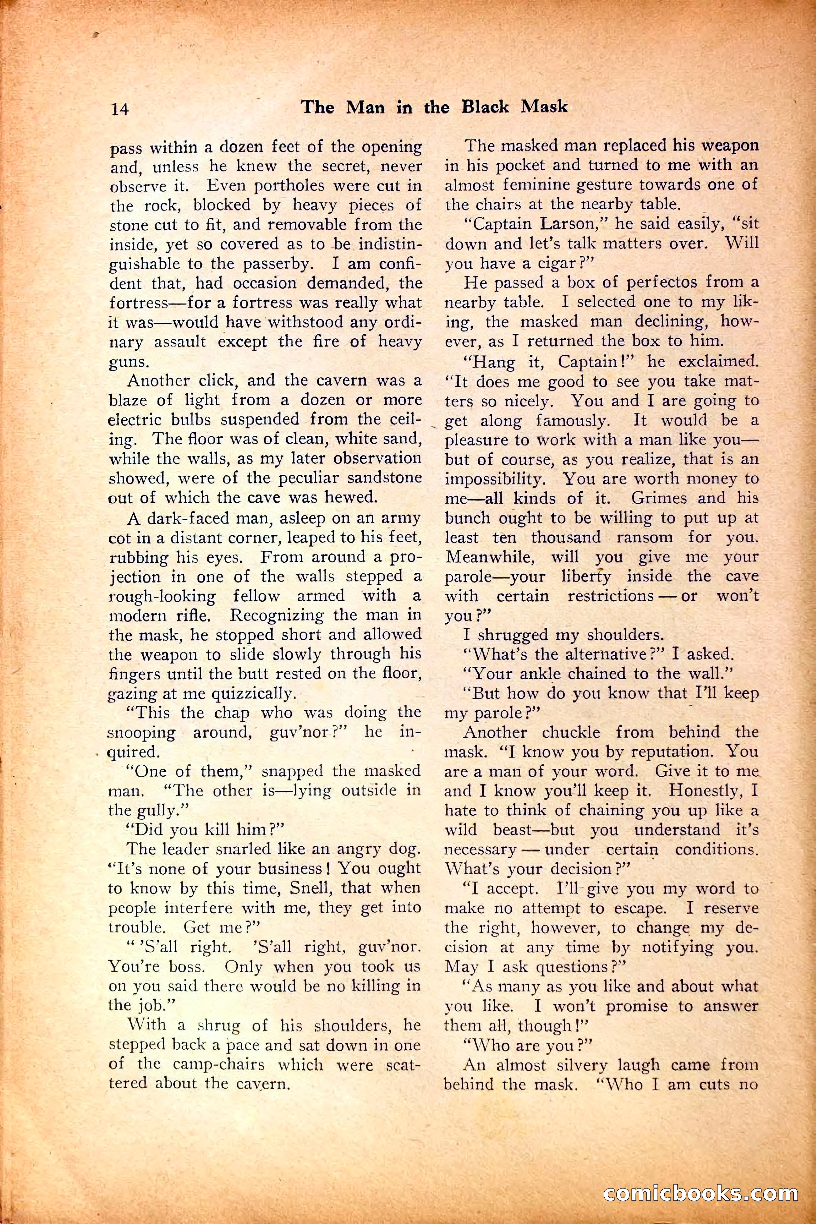 The Black Mask — page 16 of 136