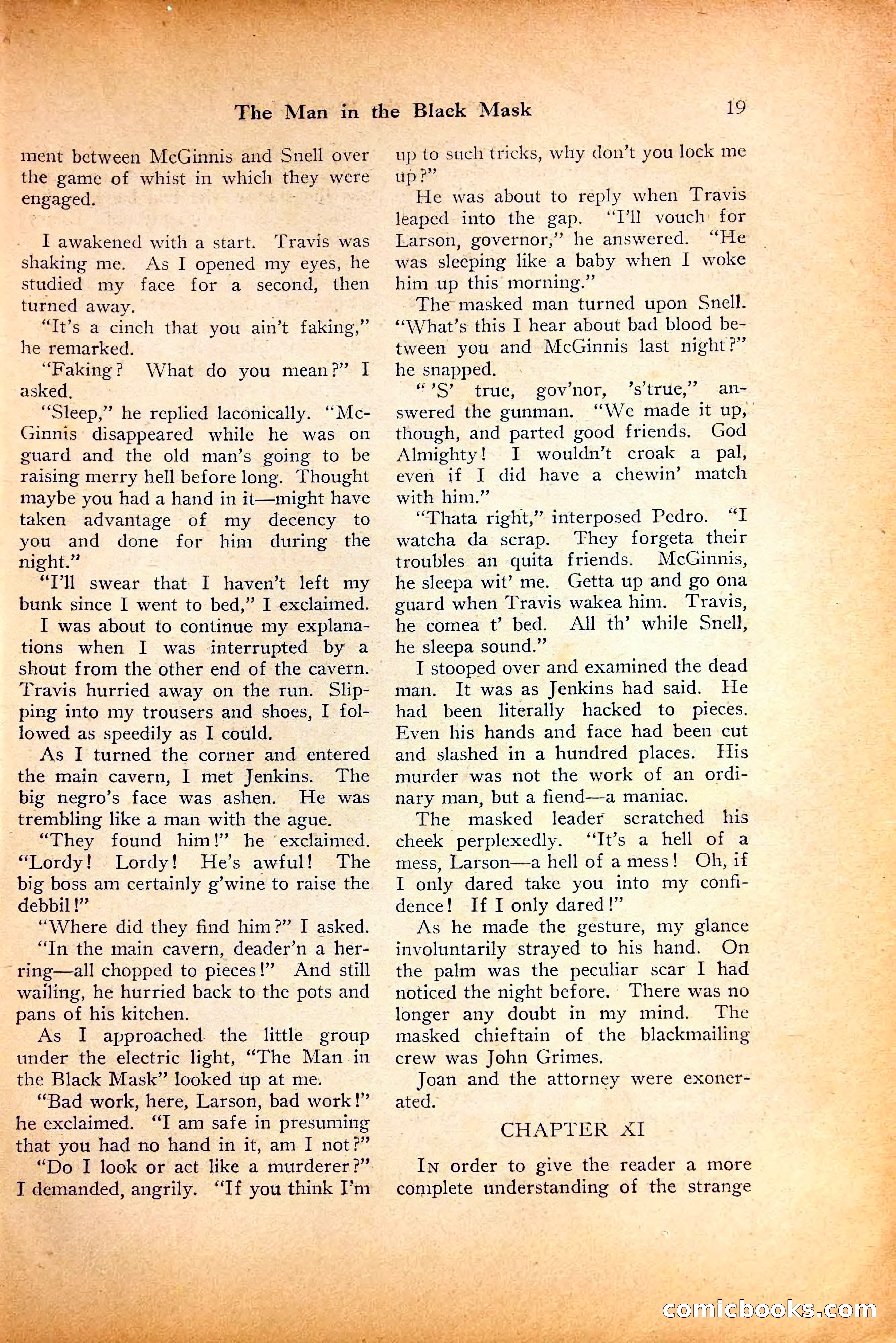 The Black Mask — page 21 of 136