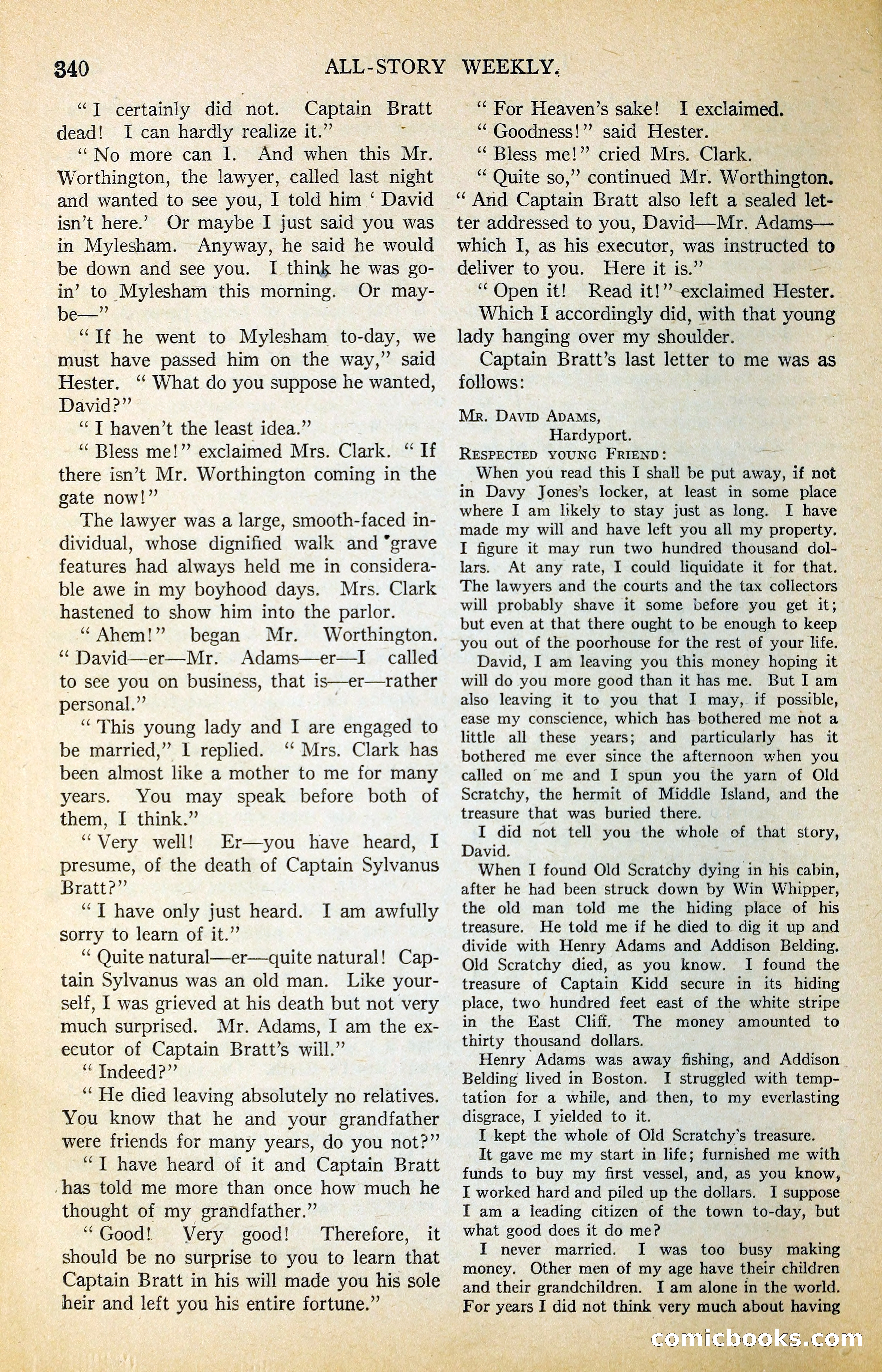 All-Story Weekly — page 159 of 209