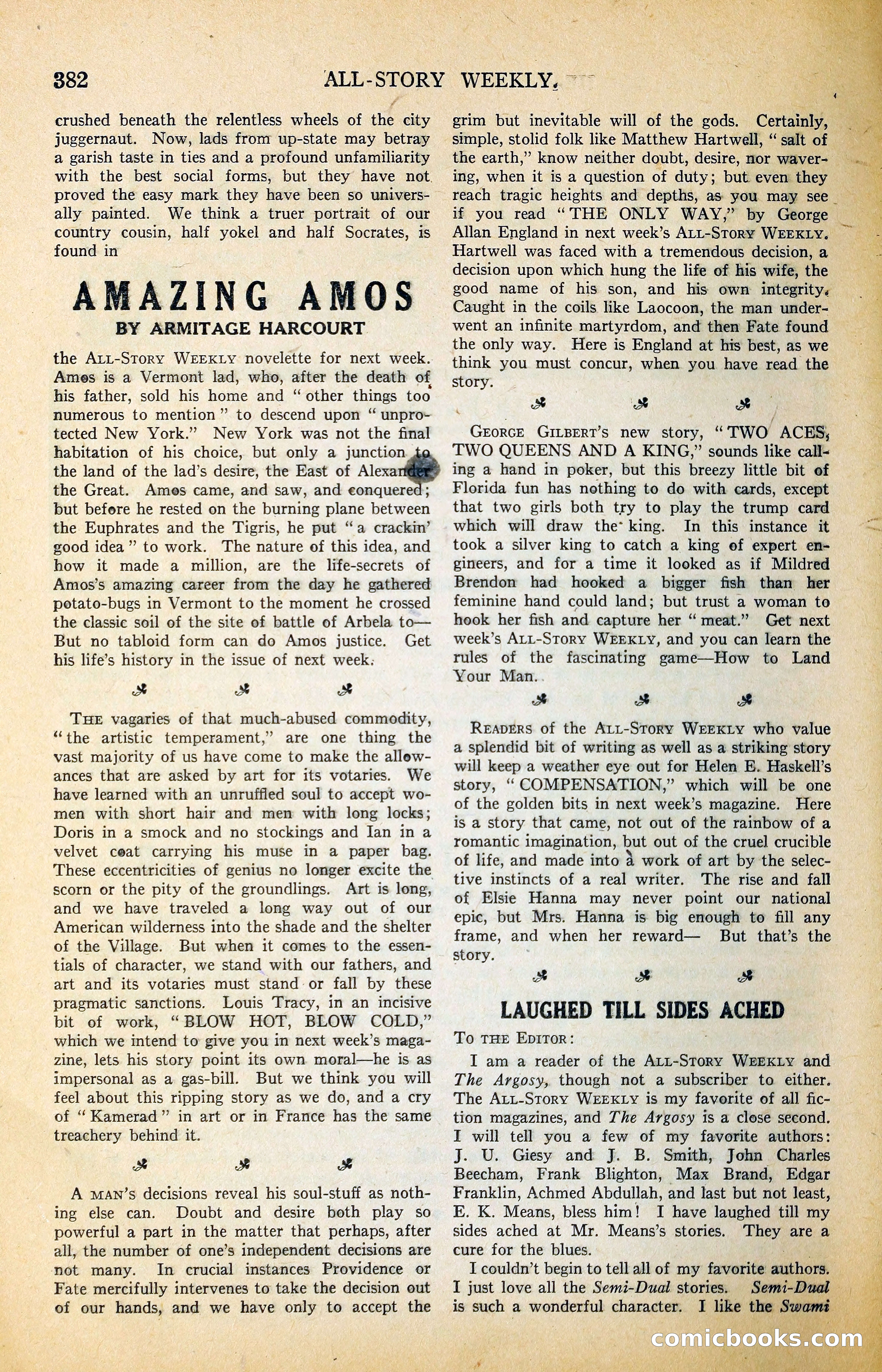 All-Story Weekly — page 201 of 209