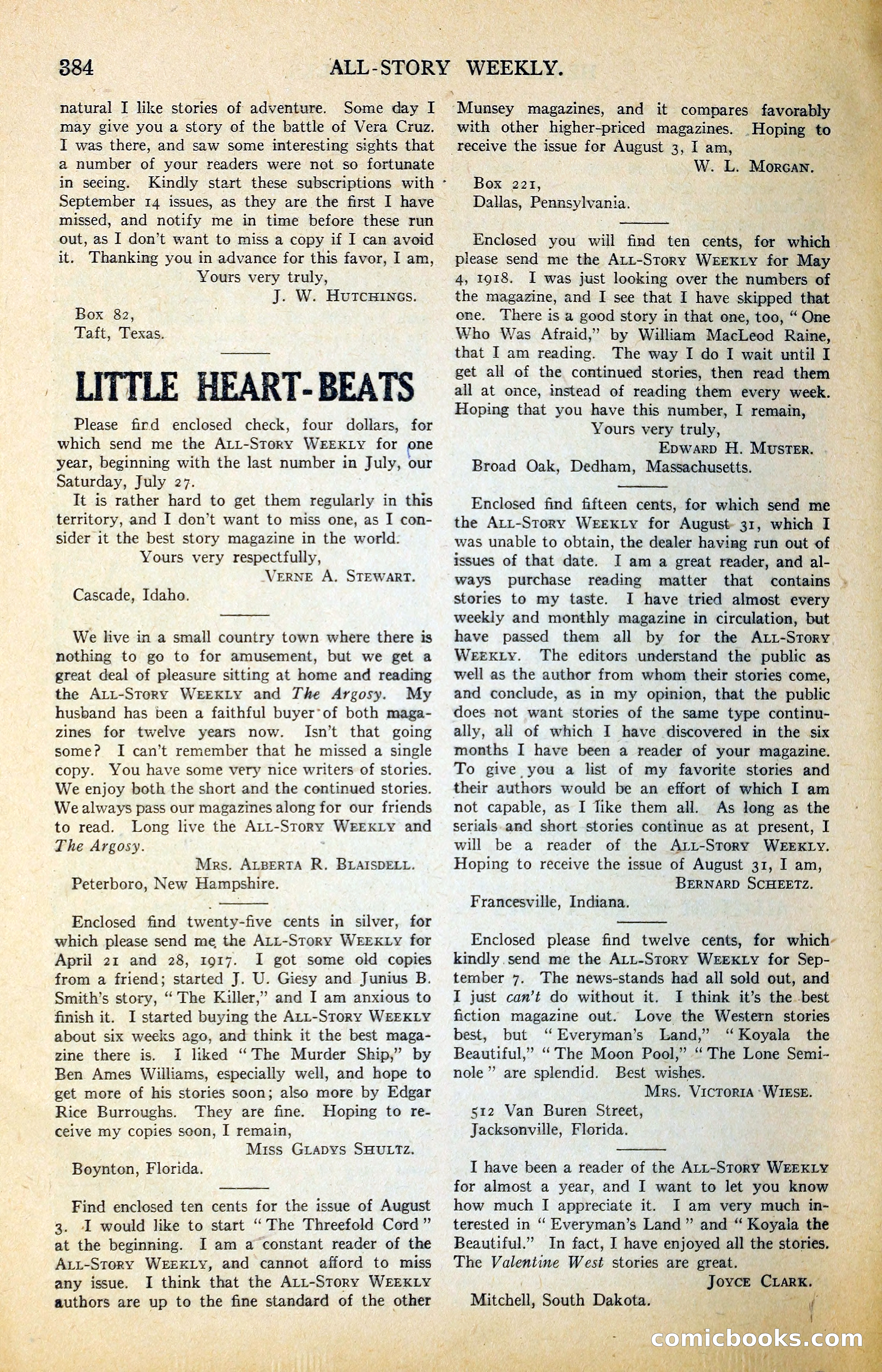 All-Story Weekly — page 203 of 209