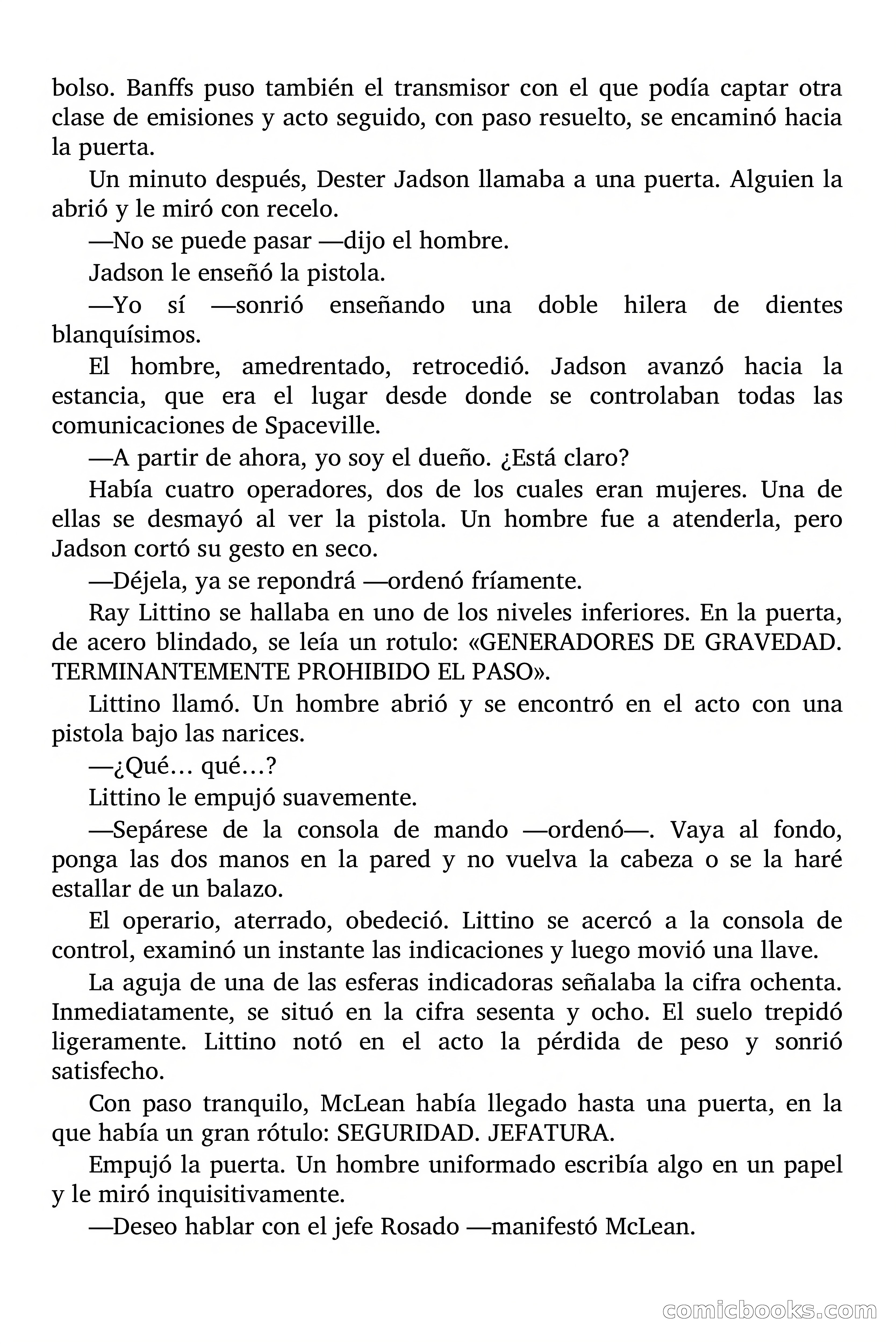 Secuestro de una ciudad espacial — page 12 of 82