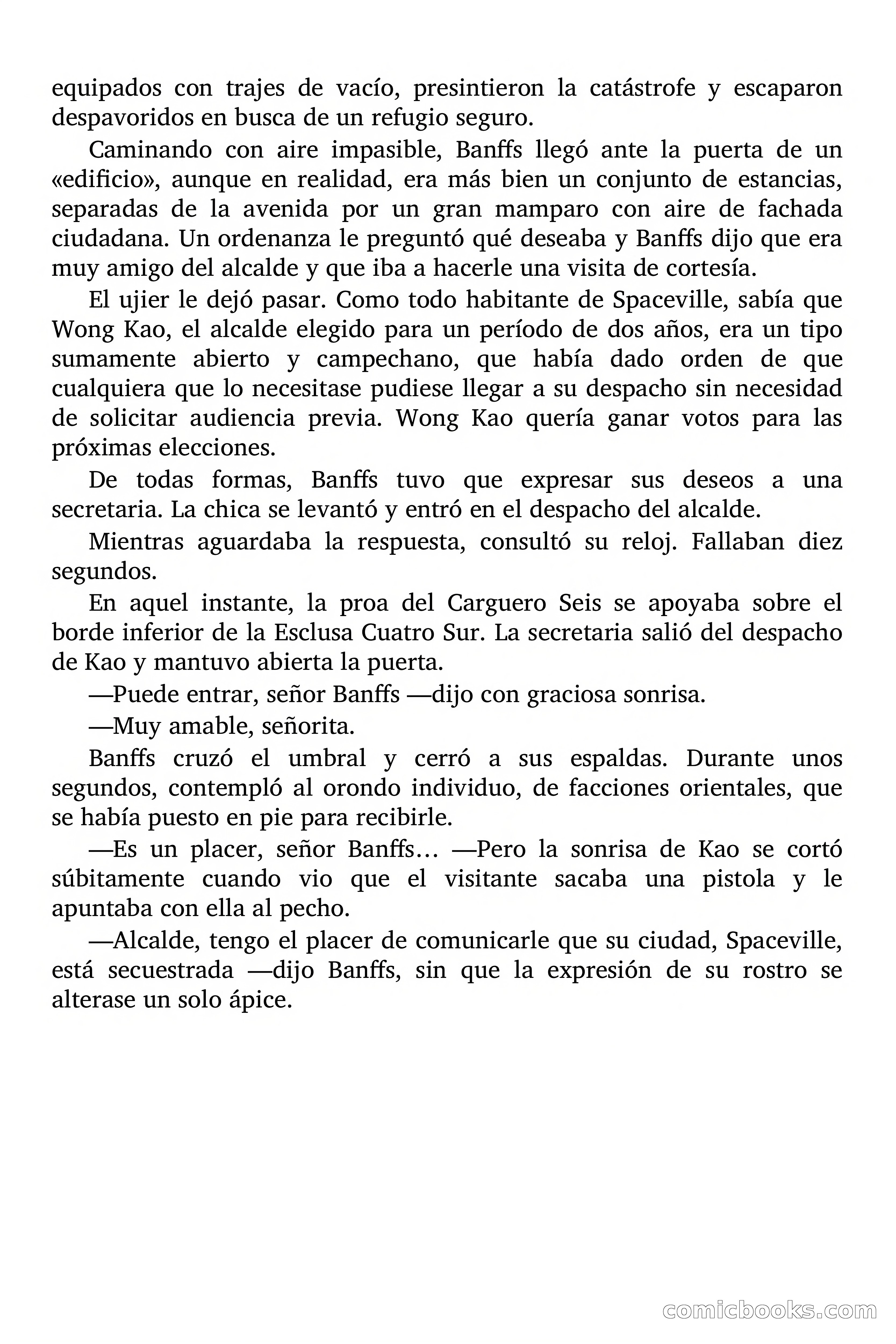 Secuestro de una ciudad espacial — page 15 of 82