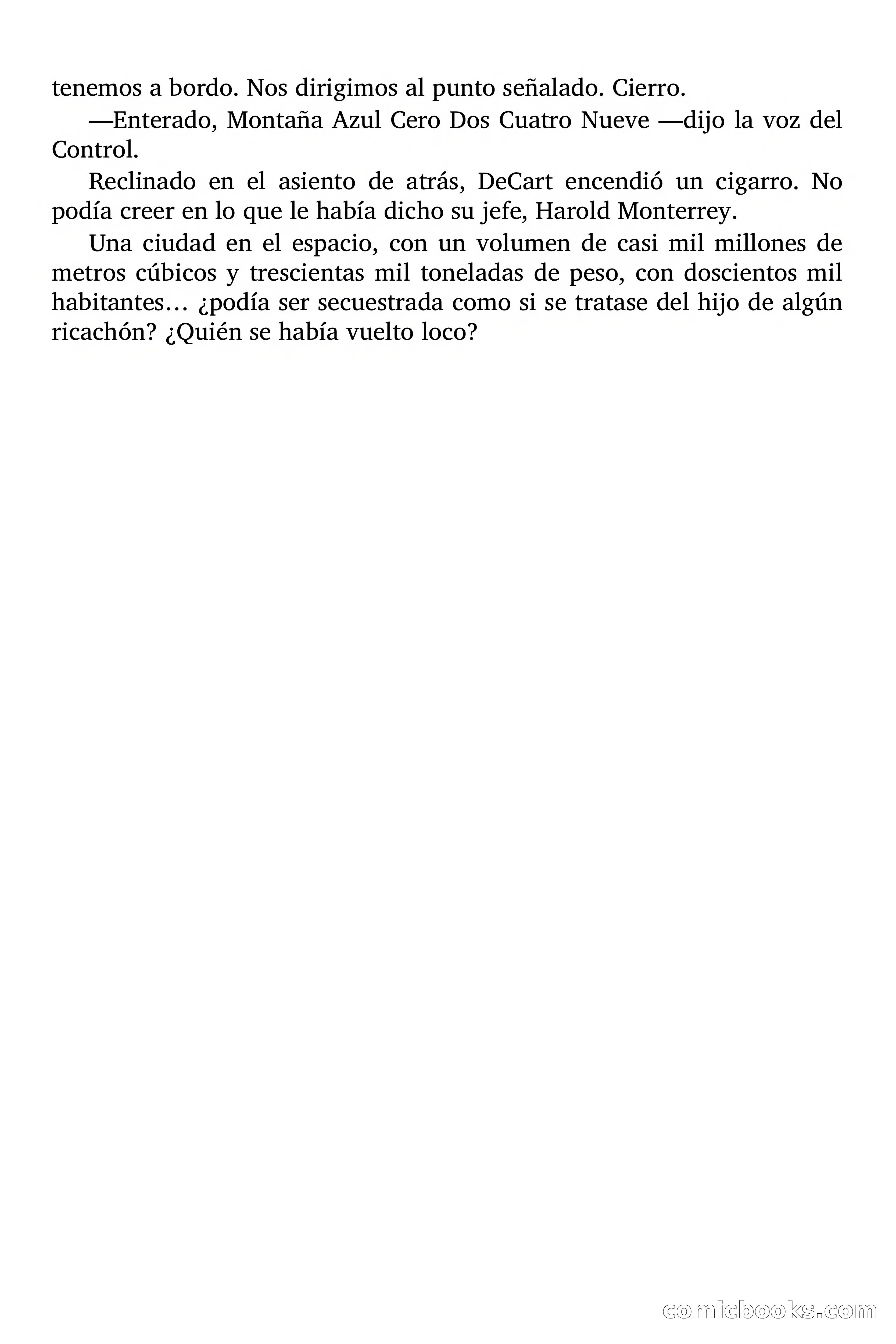 Secuestro de una ciudad espacial — page 21 of 82