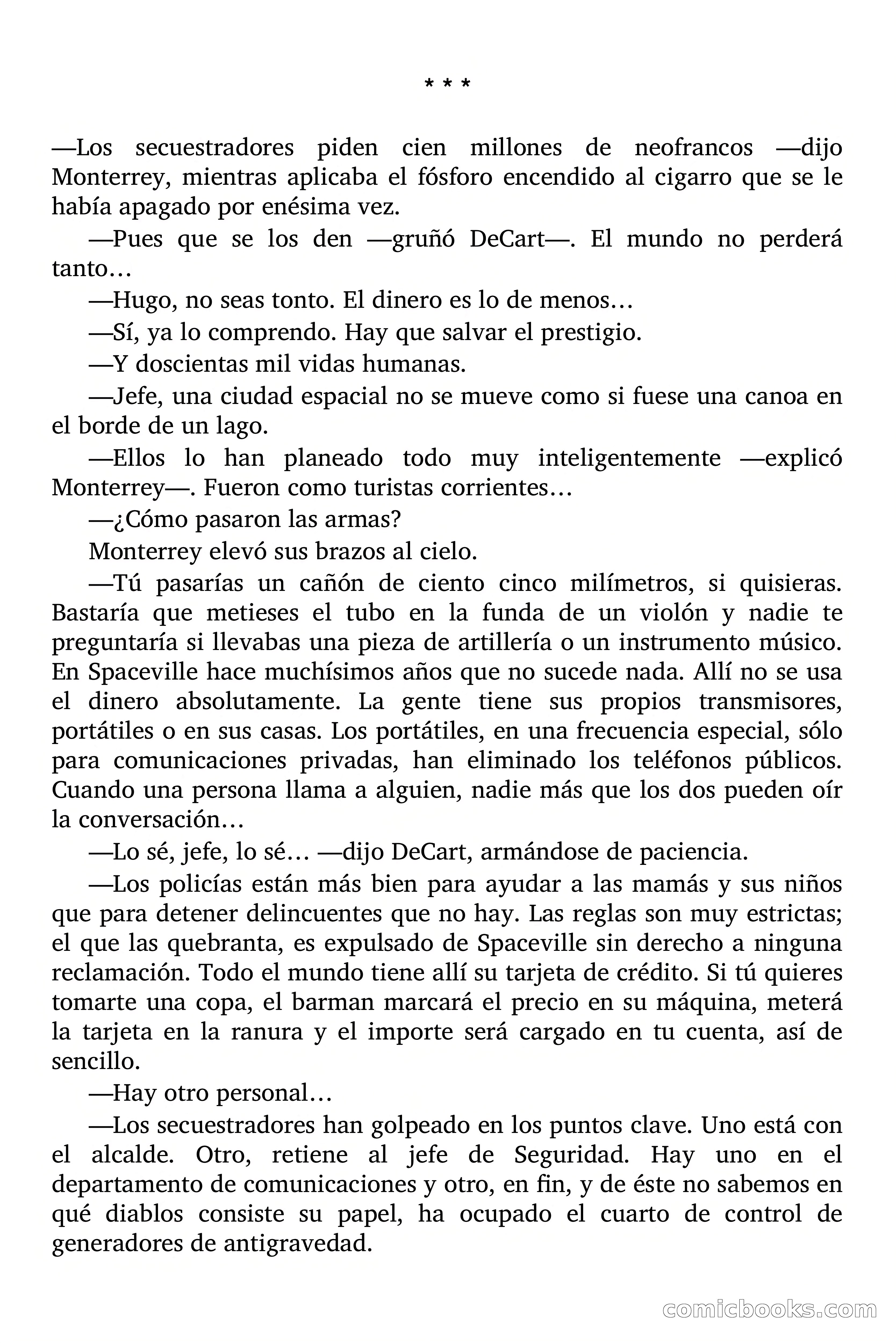 Secuestro de una ciudad espacial — page 24 of 82