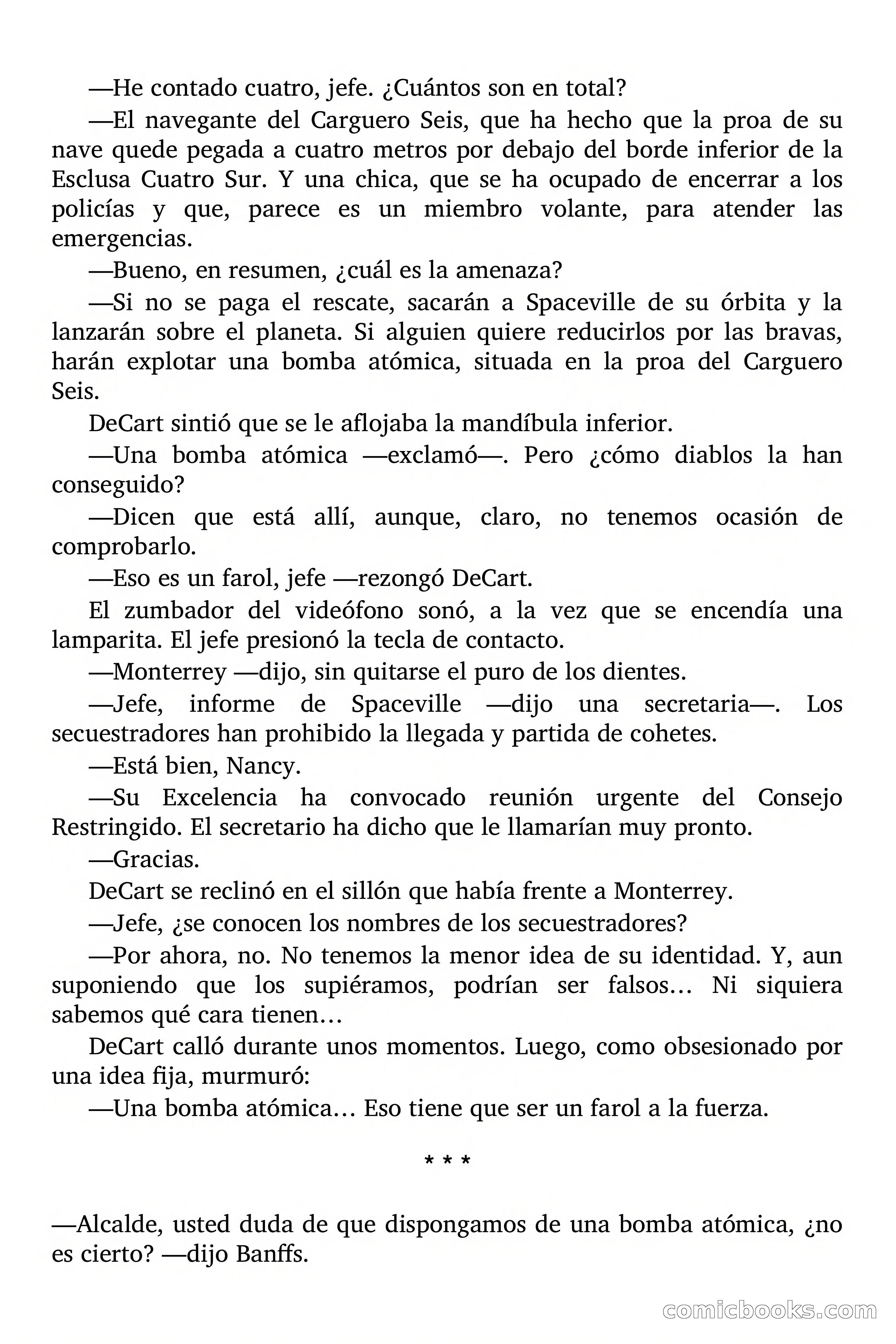 Secuestro de una ciudad espacial — page 25 of 82