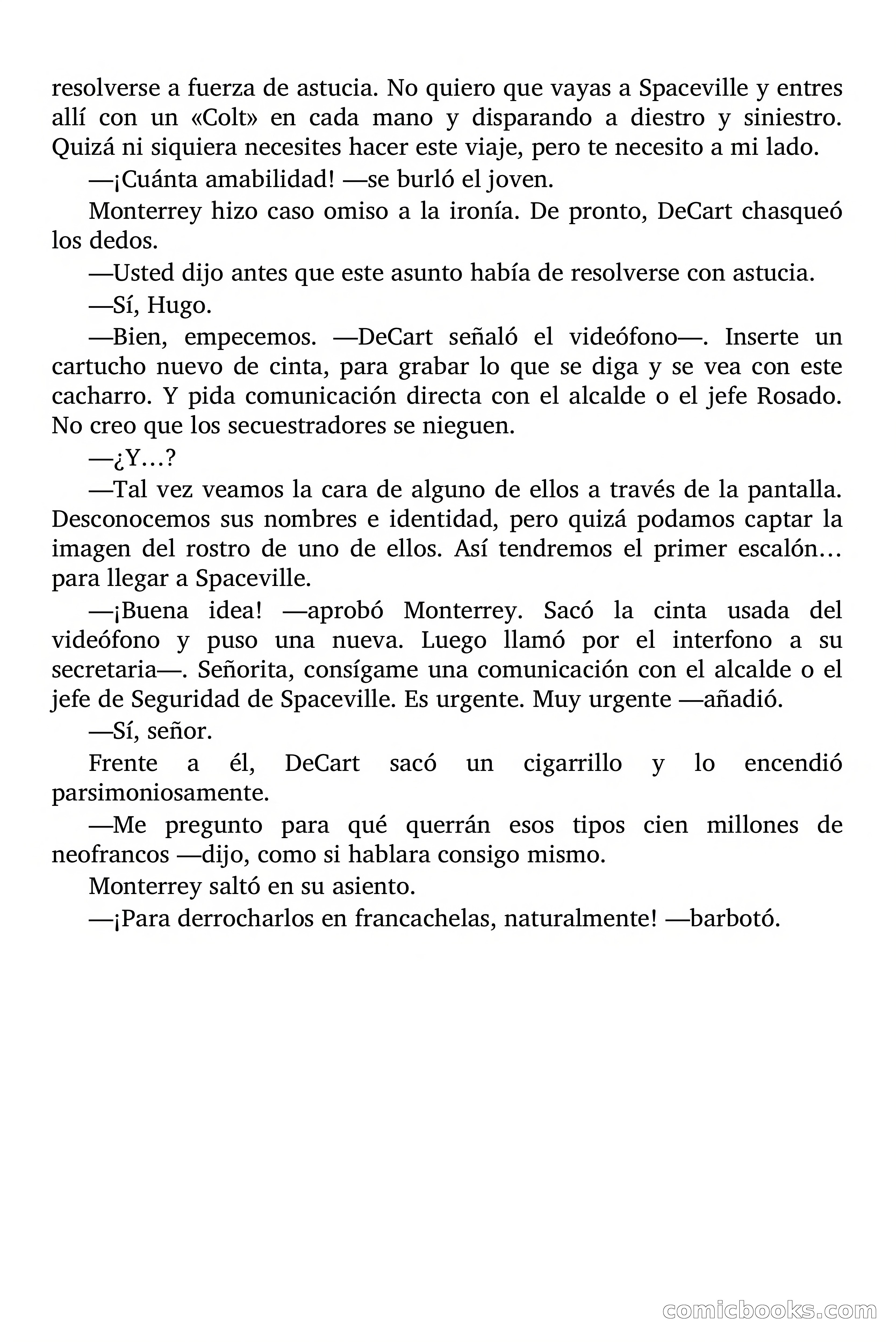 Secuestro de una ciudad espacial — page 28 of 82
