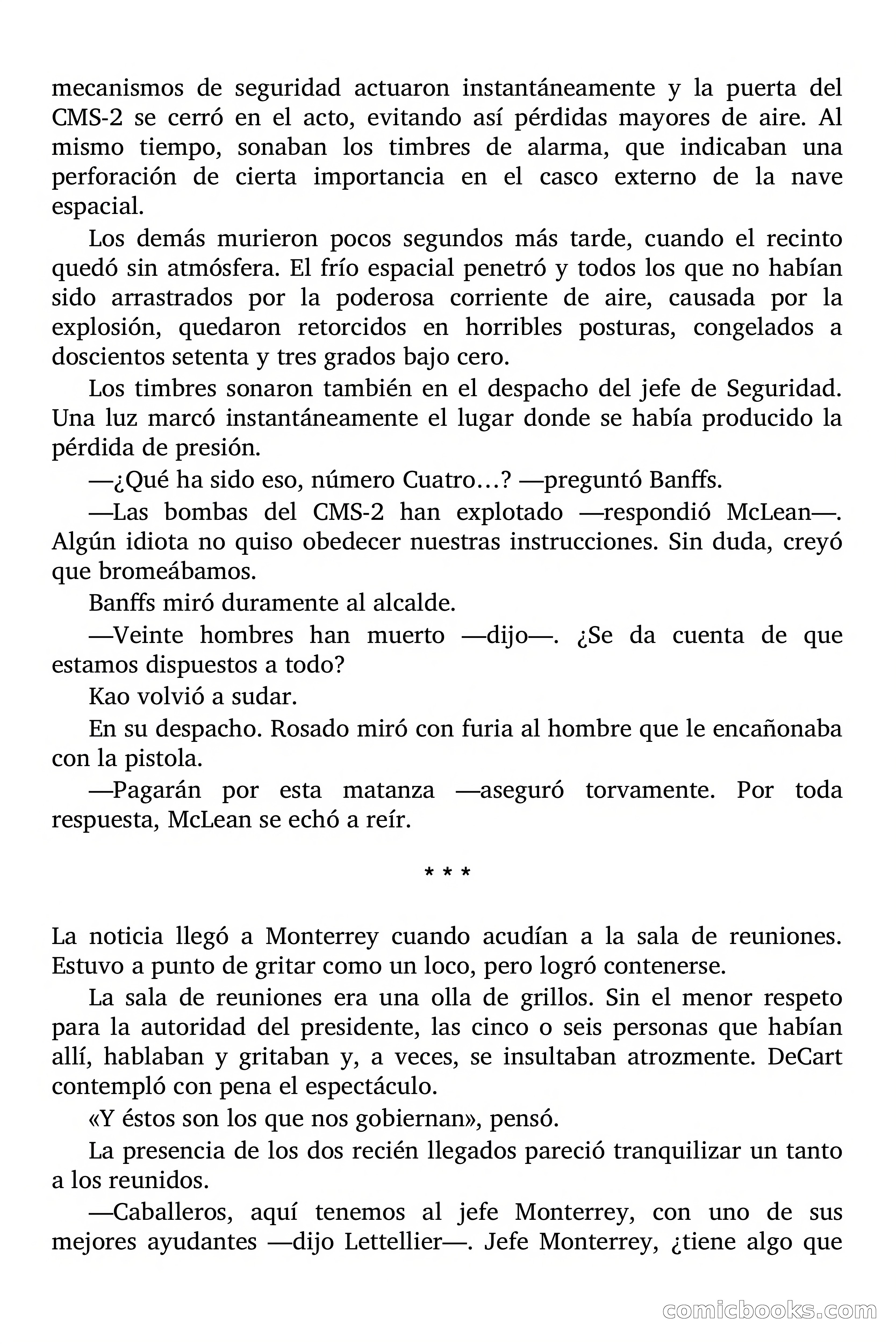 Secuestro de una ciudad espacial — page 32 of 82