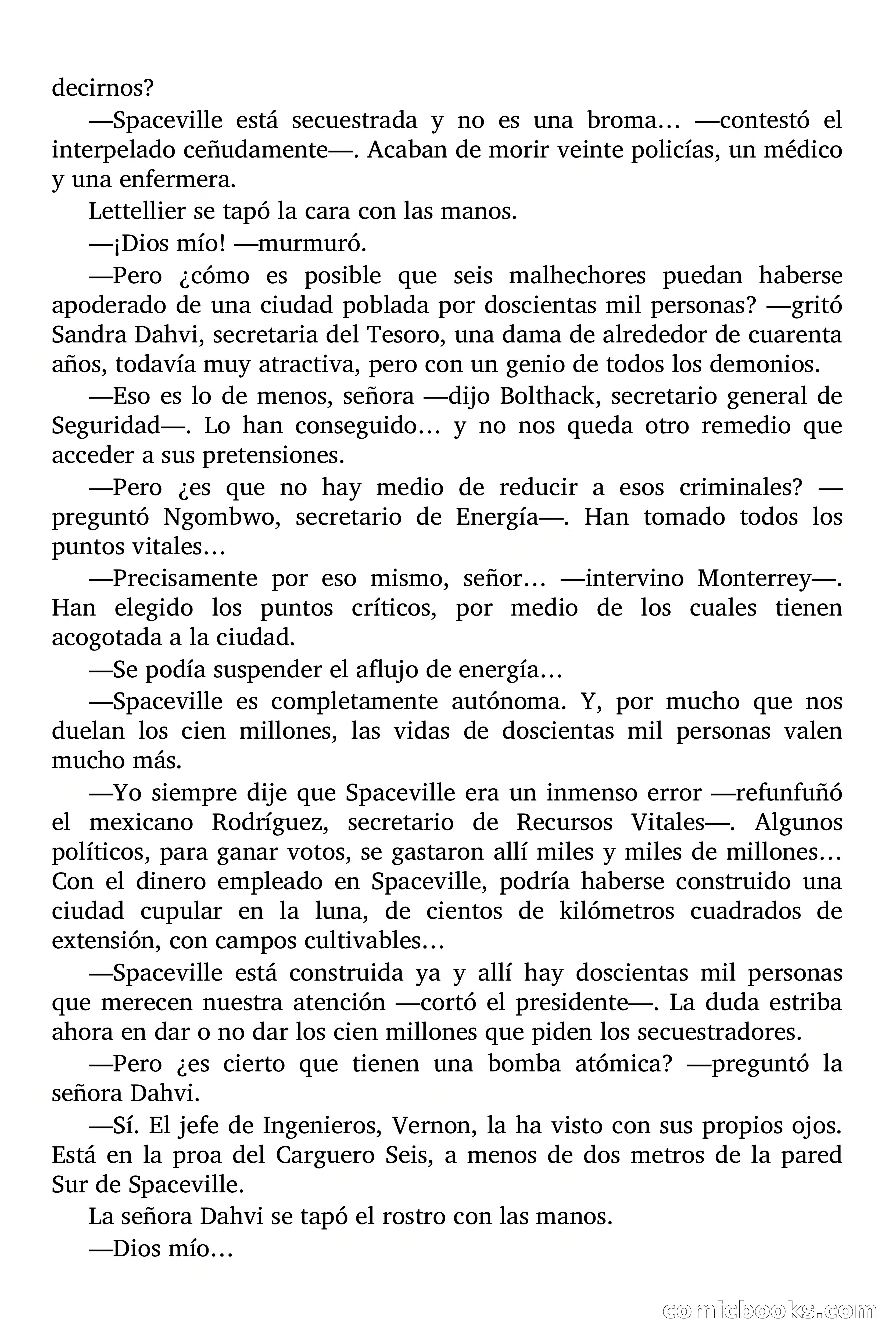 Secuestro de una ciudad espacial — page 33 of 82