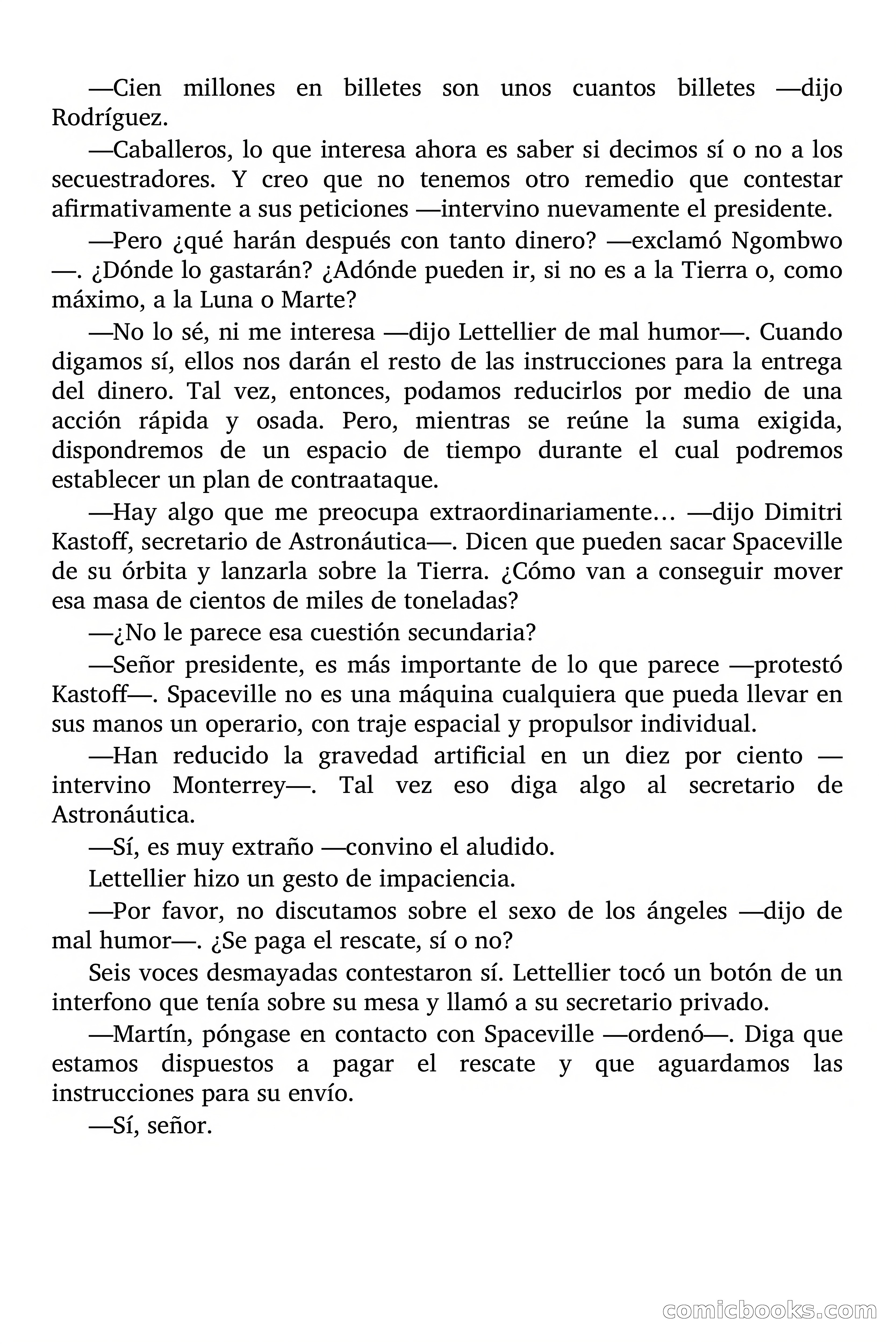 Secuestro de una ciudad espacial — page 34 of 82