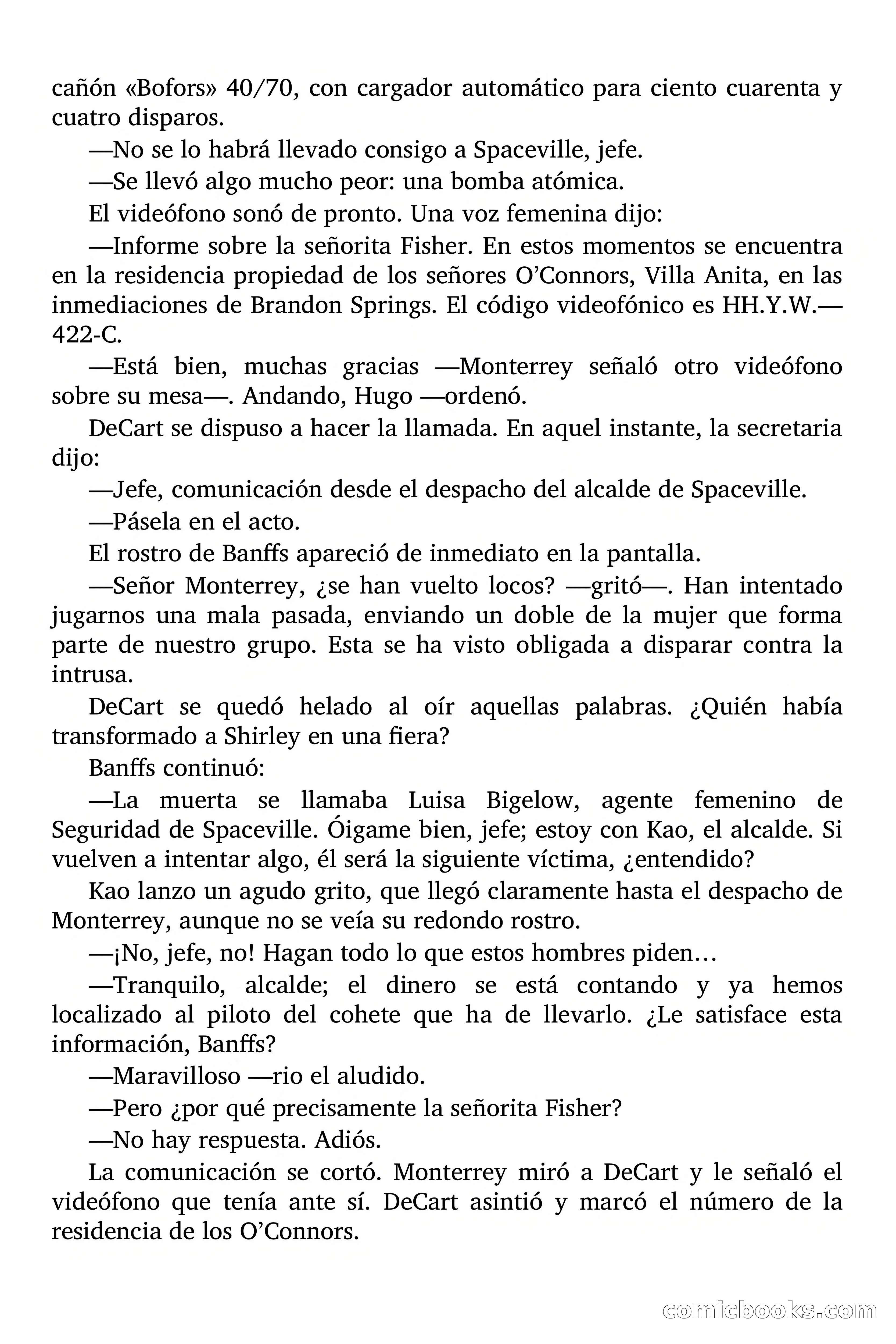 Secuestro de una ciudad espacial — page 52 of 82