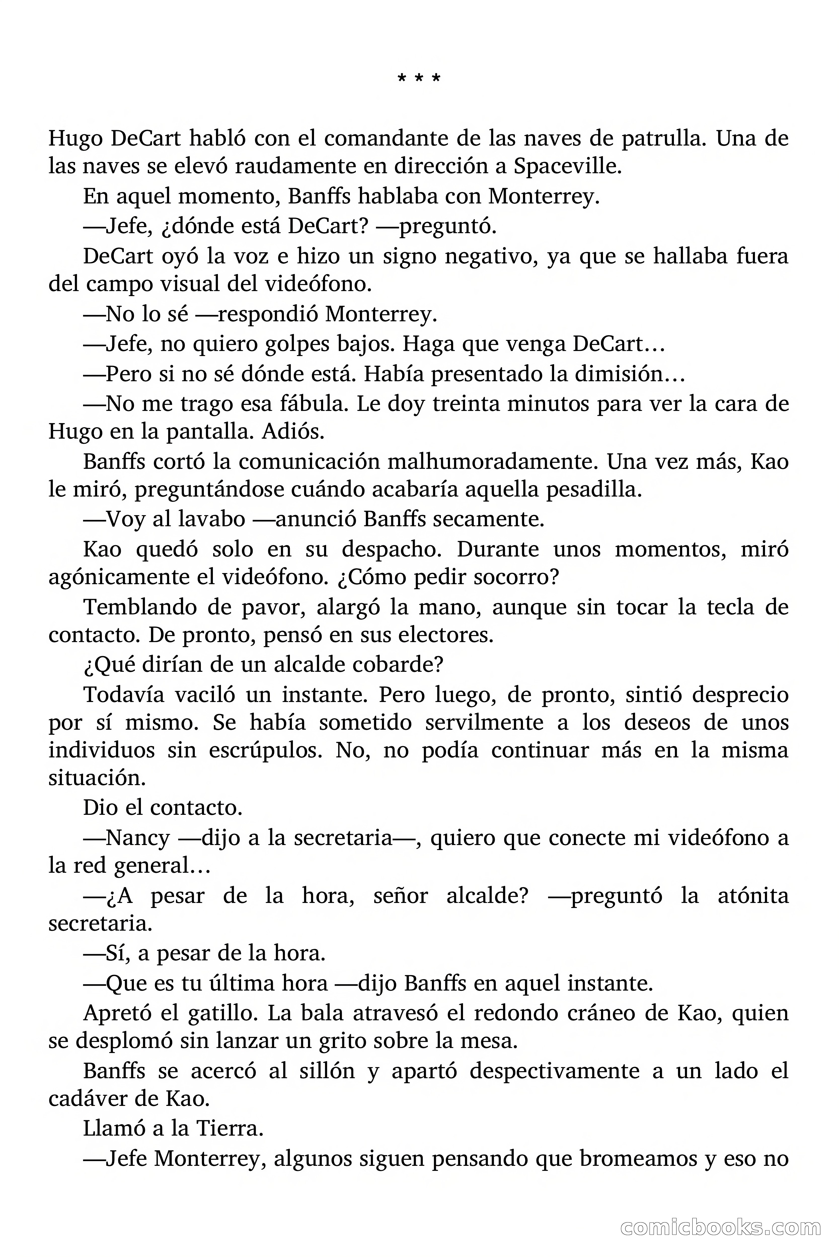 Secuestro de una ciudad espacial — page 59 of 82