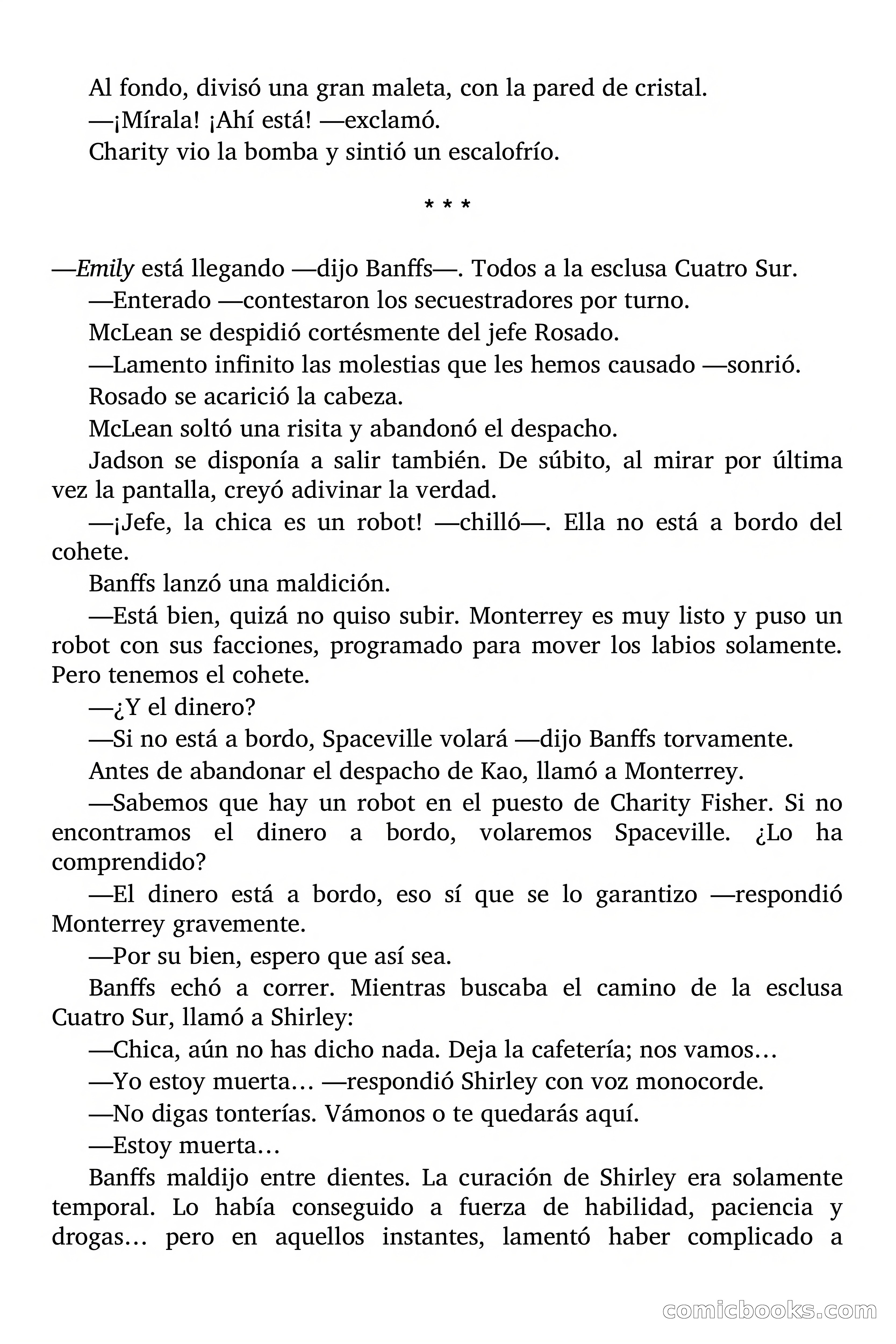 Secuestro de una ciudad espacial — page 74 of 82
