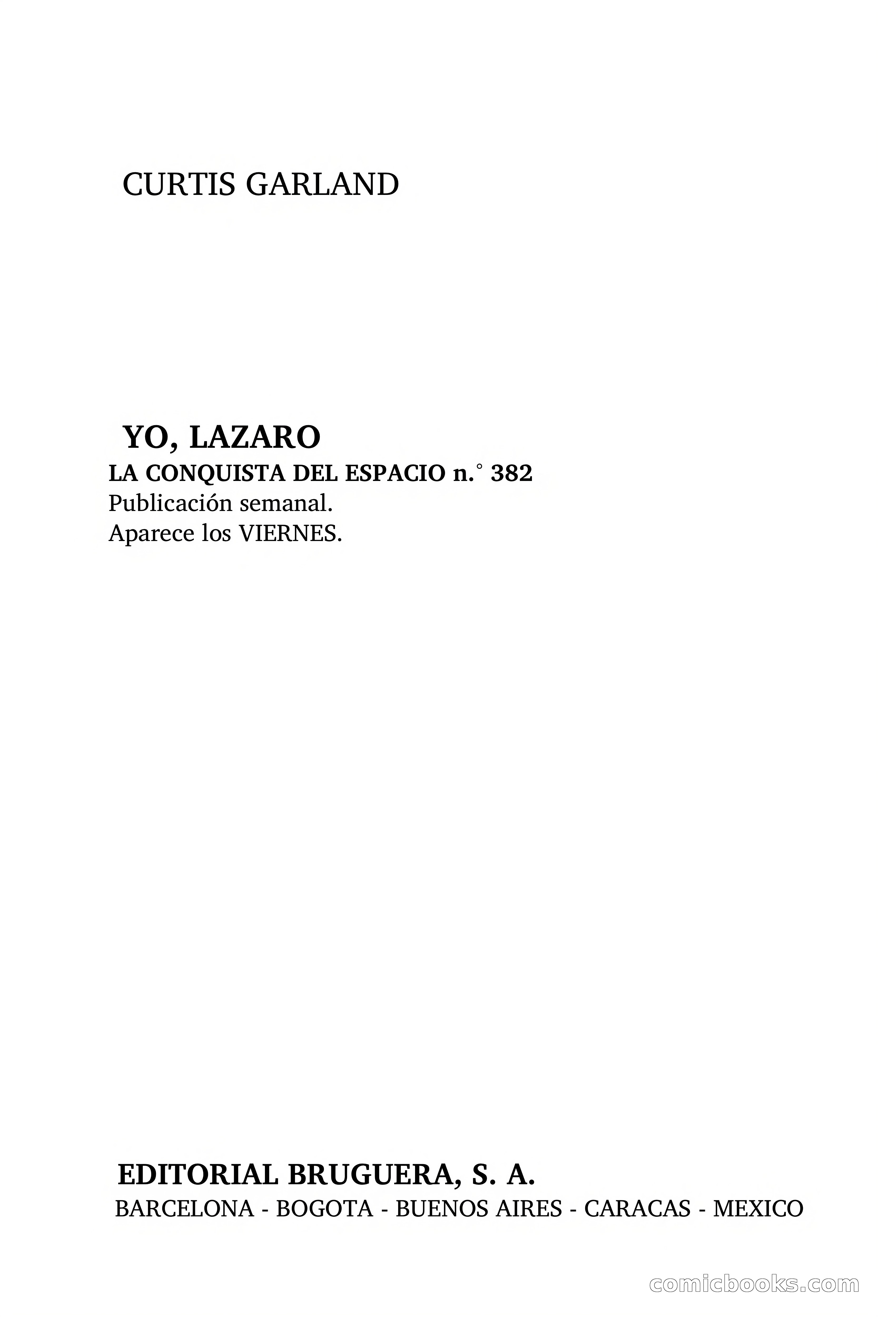 Yo, Lázaro — page 2 of 72