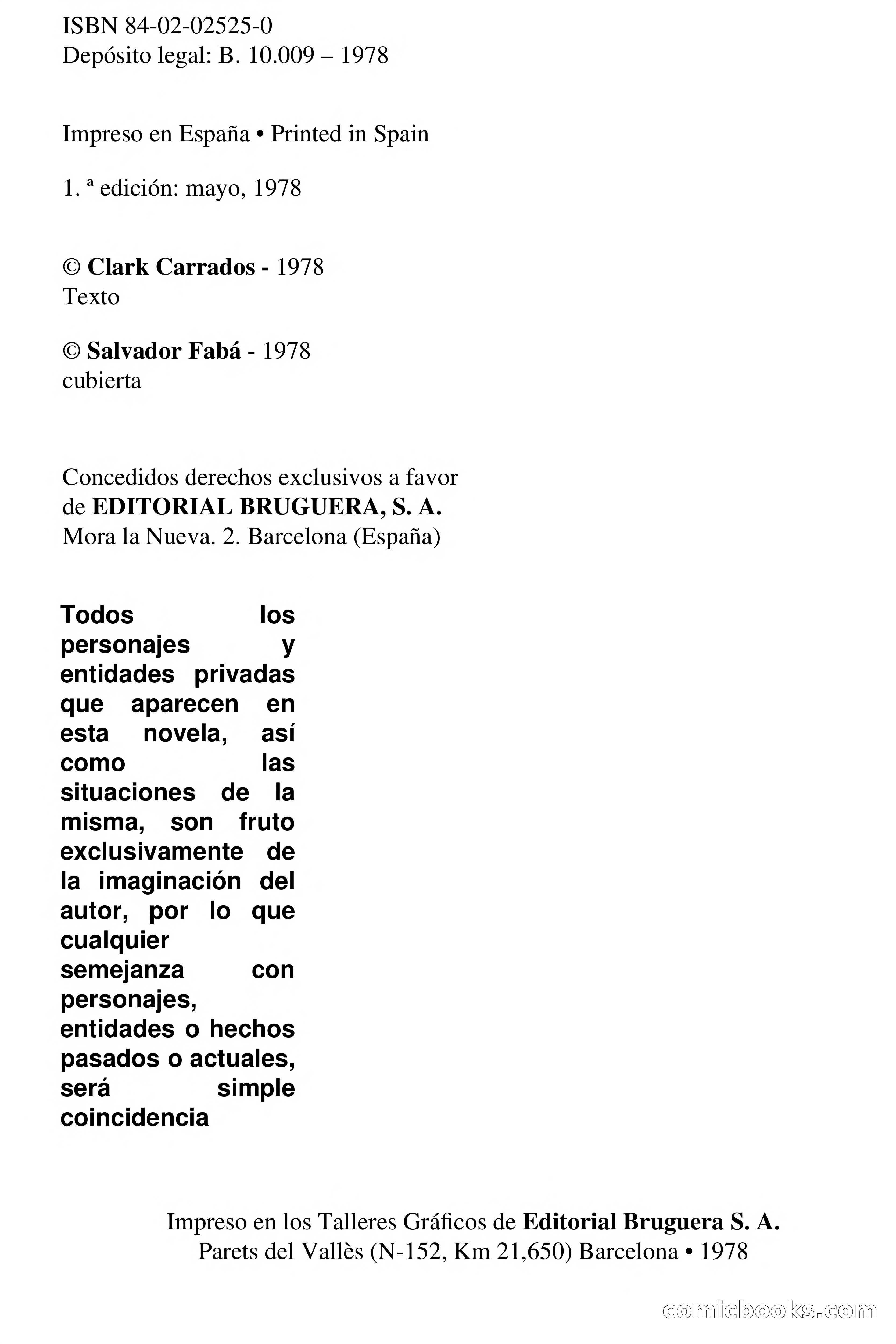 Clark Carrados: Fantasia sobre un cronomóvil — page 3 of 77