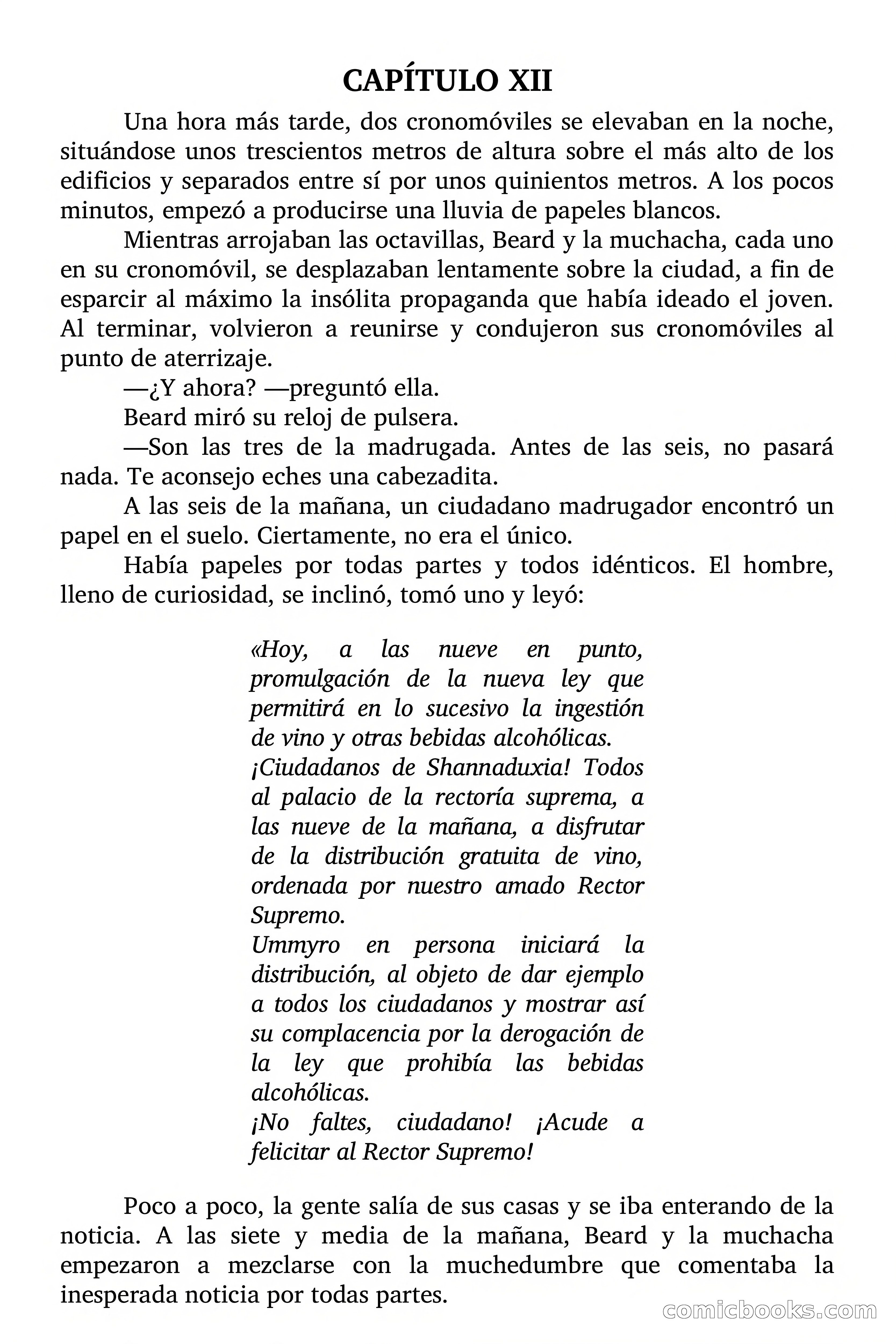 Clark Carrados: Fantasia sobre un cronomóvil — page 71 of 77