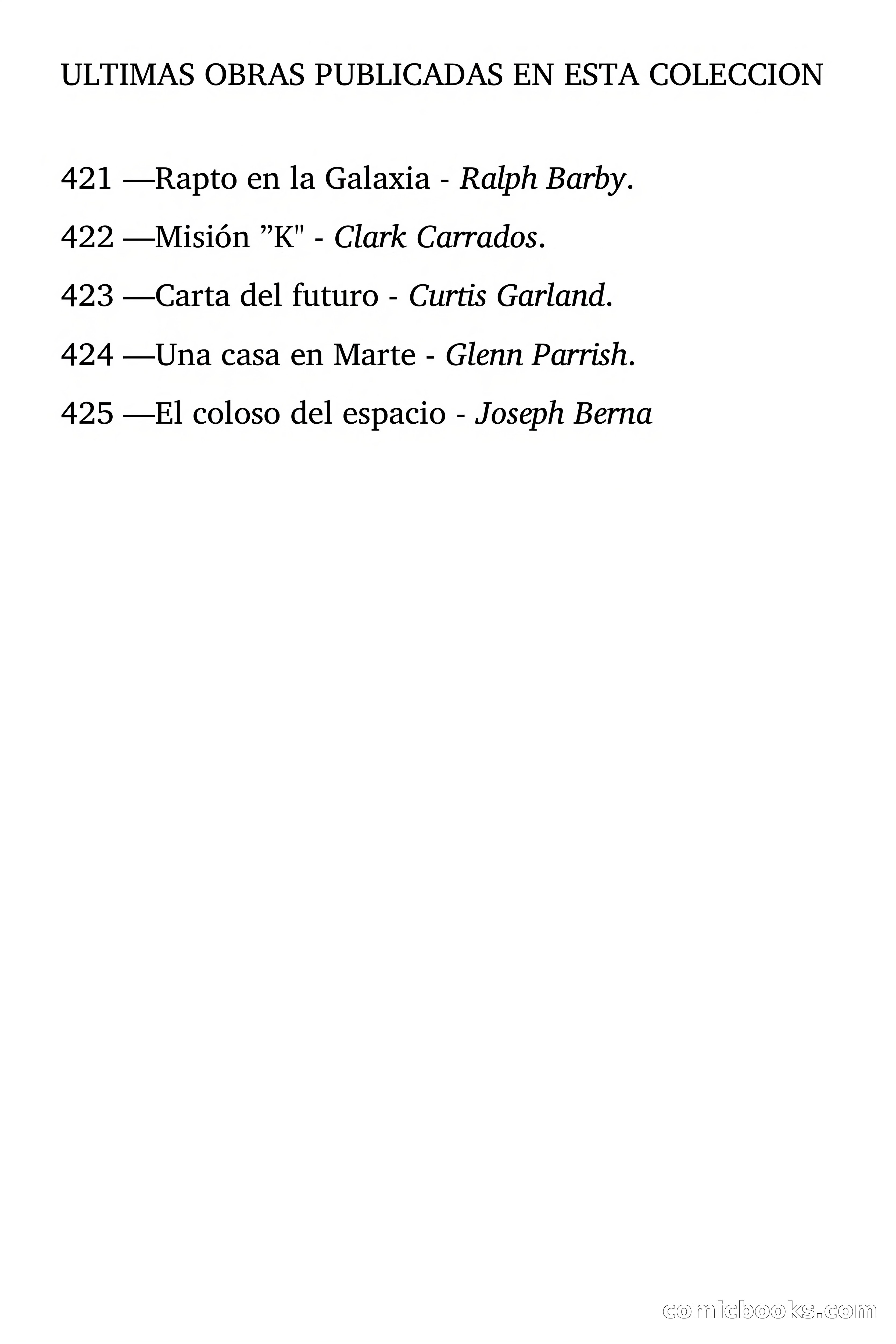 Pánico entre las raptadas — page 4 of 107