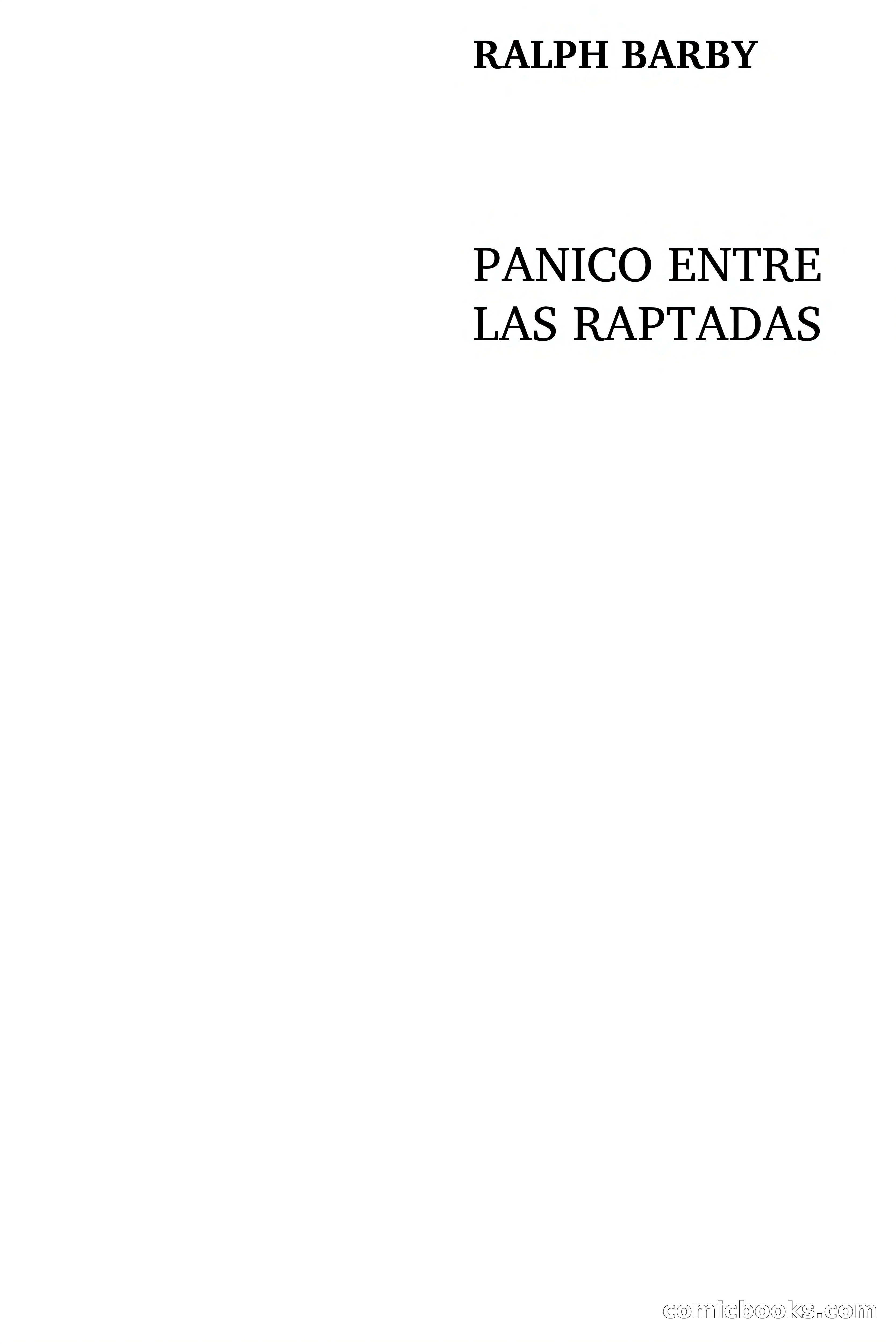 Pánico entre las raptadas — page 5 of 107