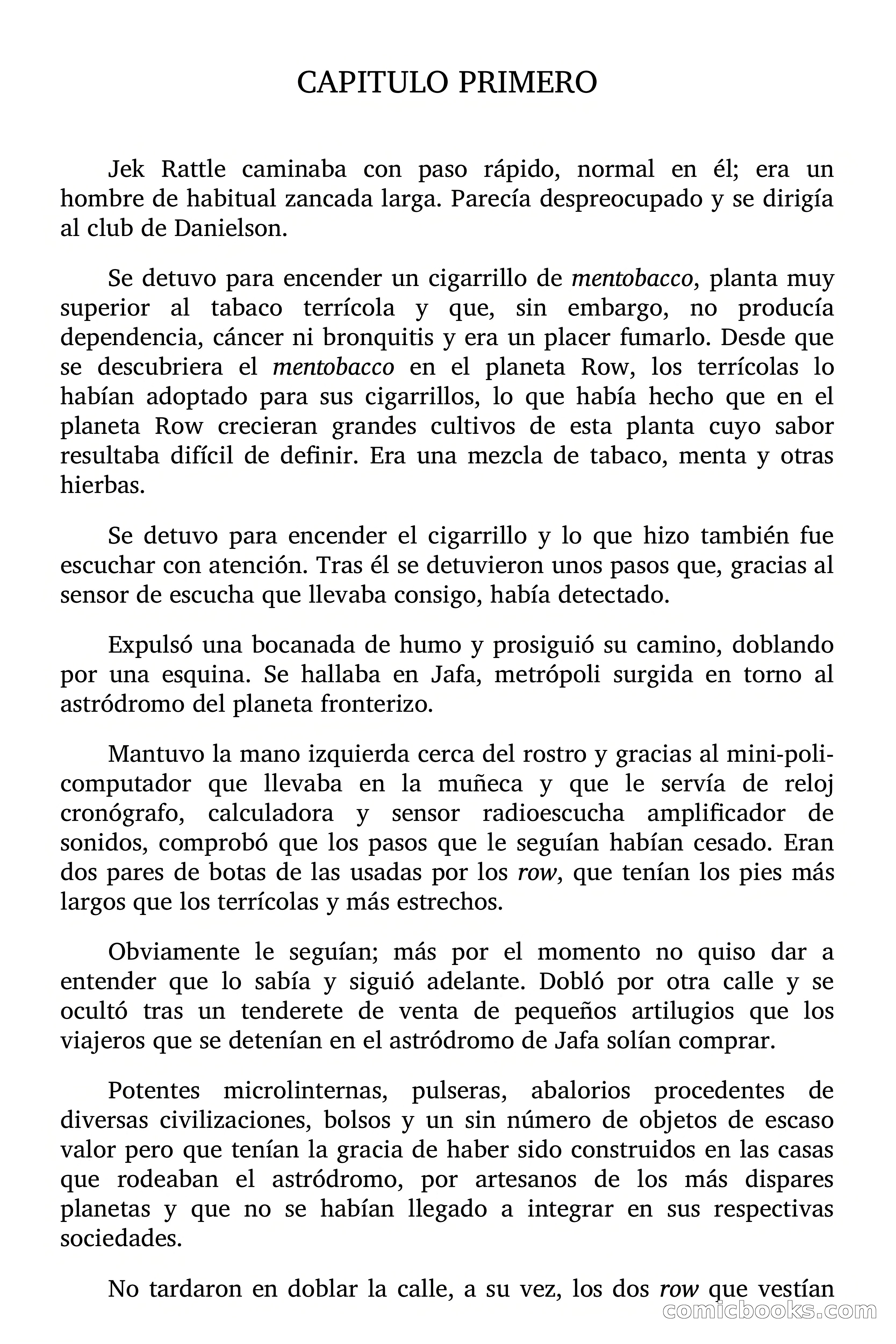 Pánico entre las raptadas — page 9 of 107