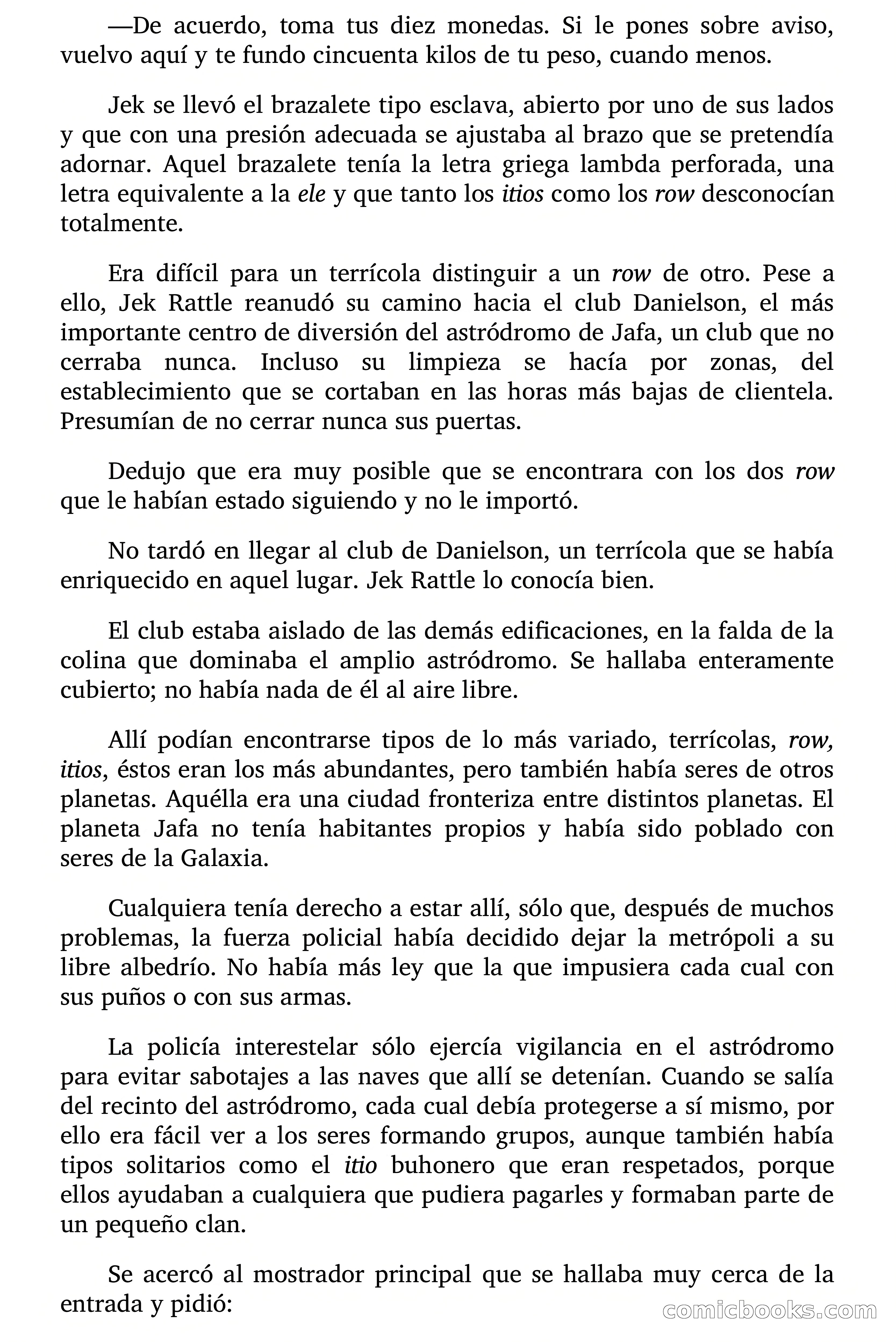 Pánico entre las raptadas — page 12 of 107