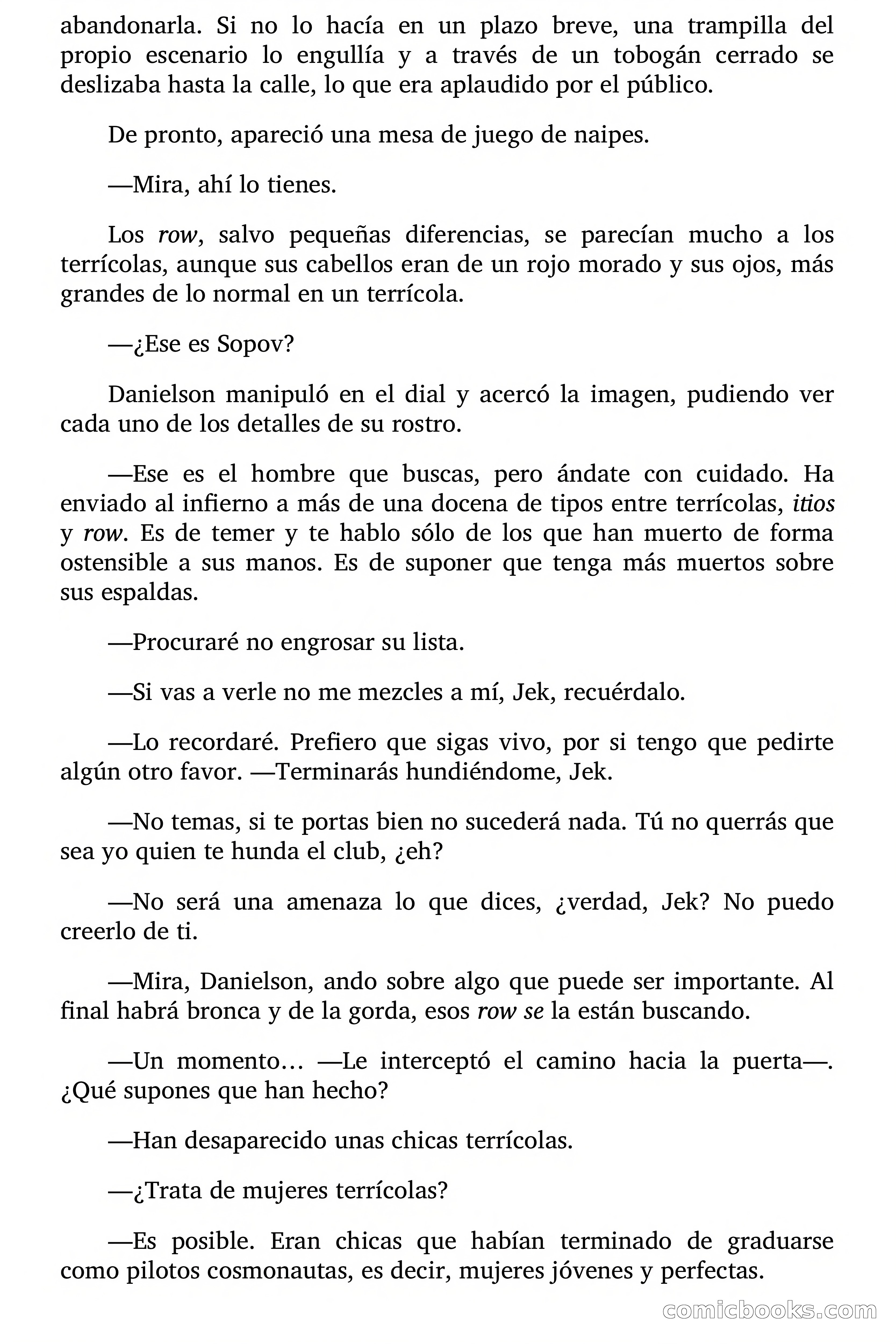 Pánico entre las raptadas — page 16 of 107
