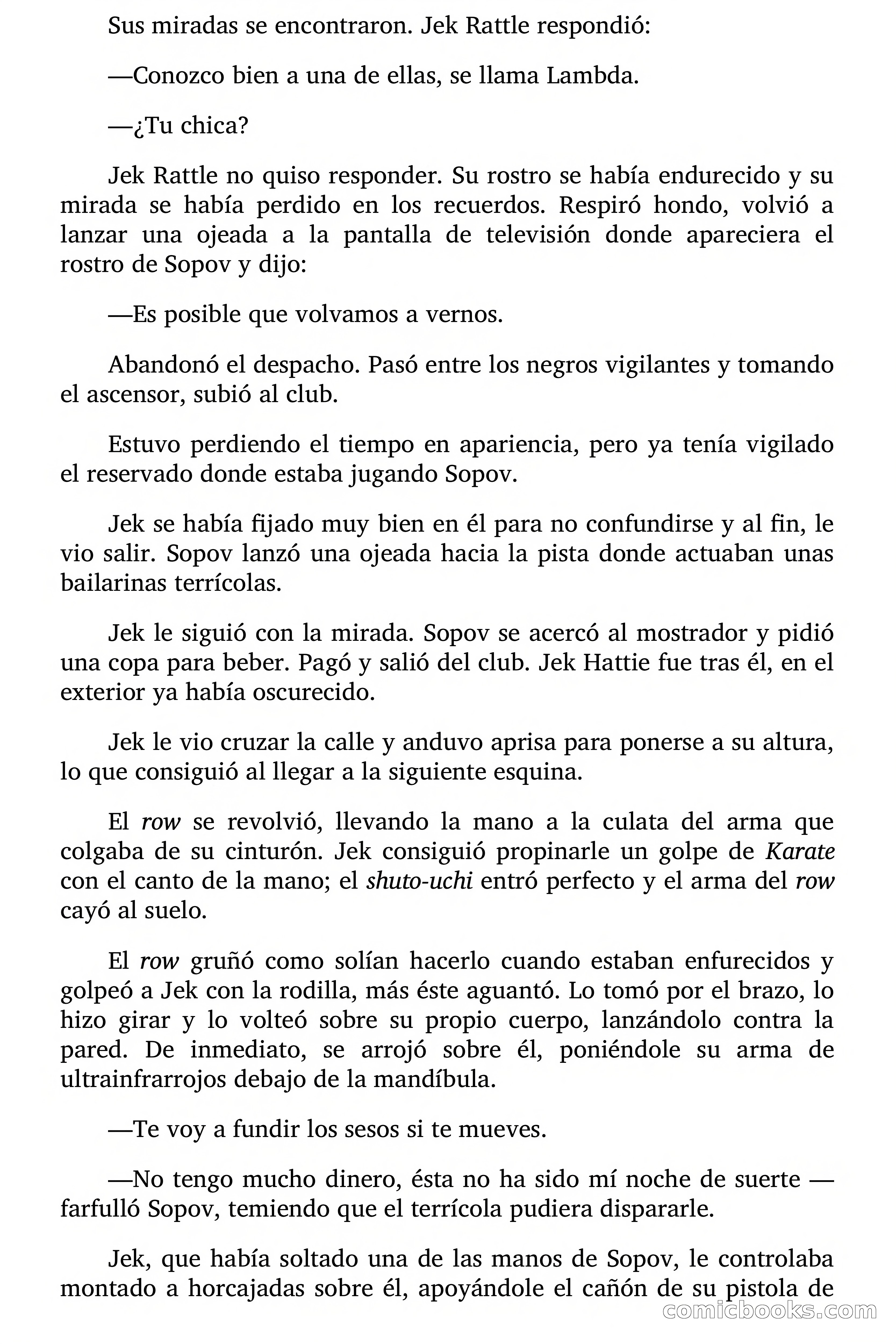 Pánico entre las raptadas — page 18 of 107