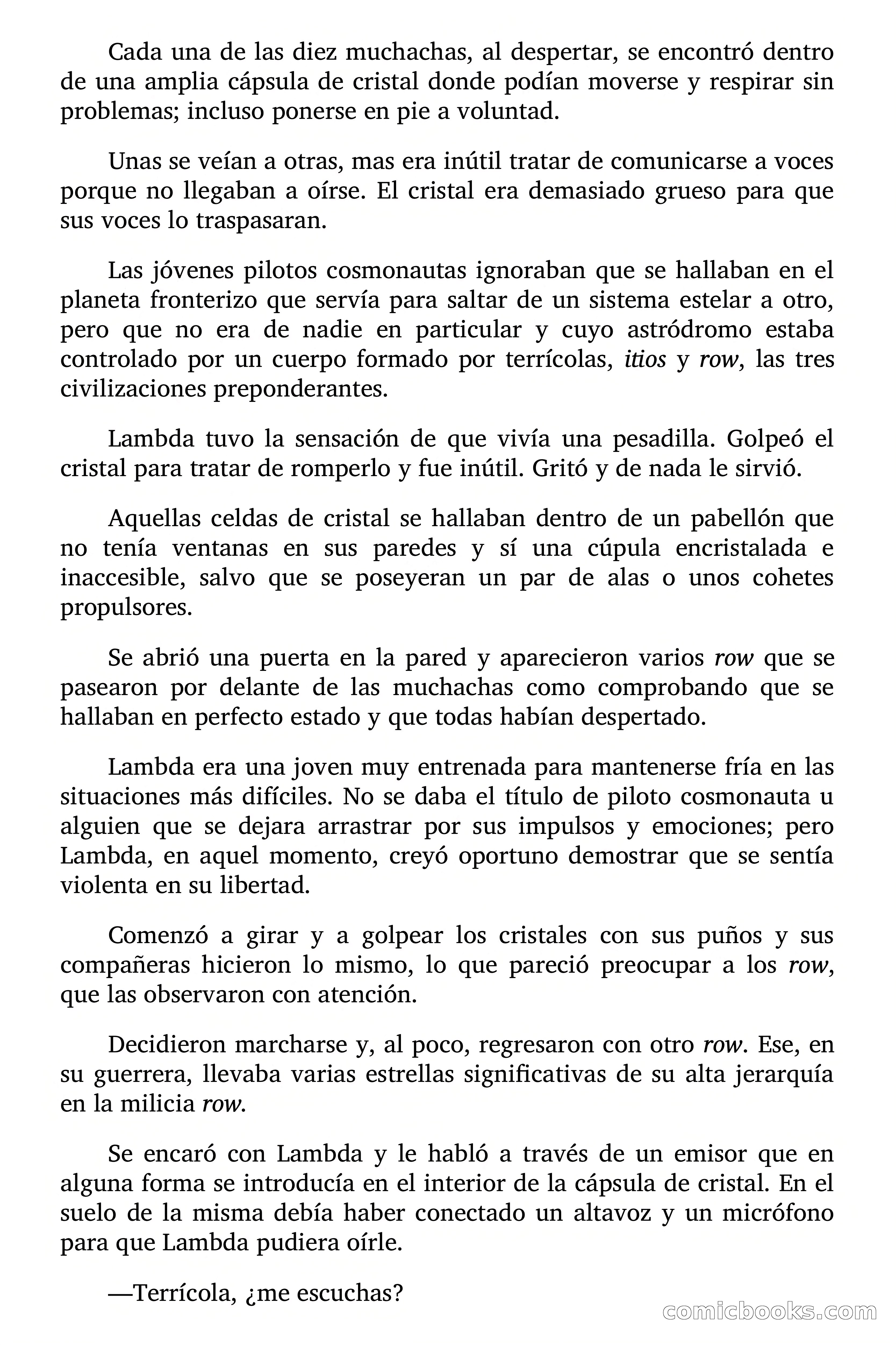 Pánico entre las raptadas — page 22 of 107