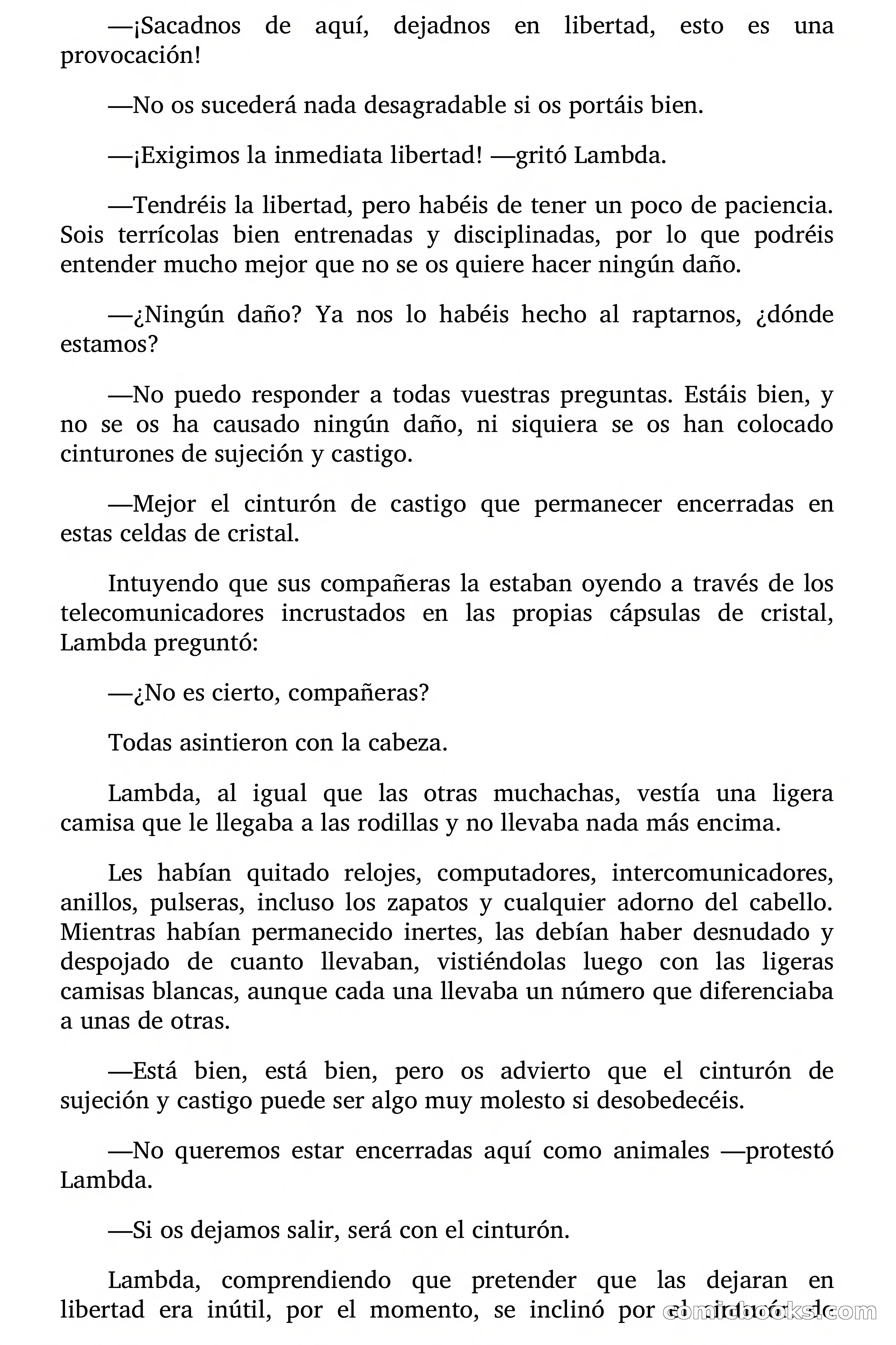 Pánico entre las raptadas — page 23 of 107