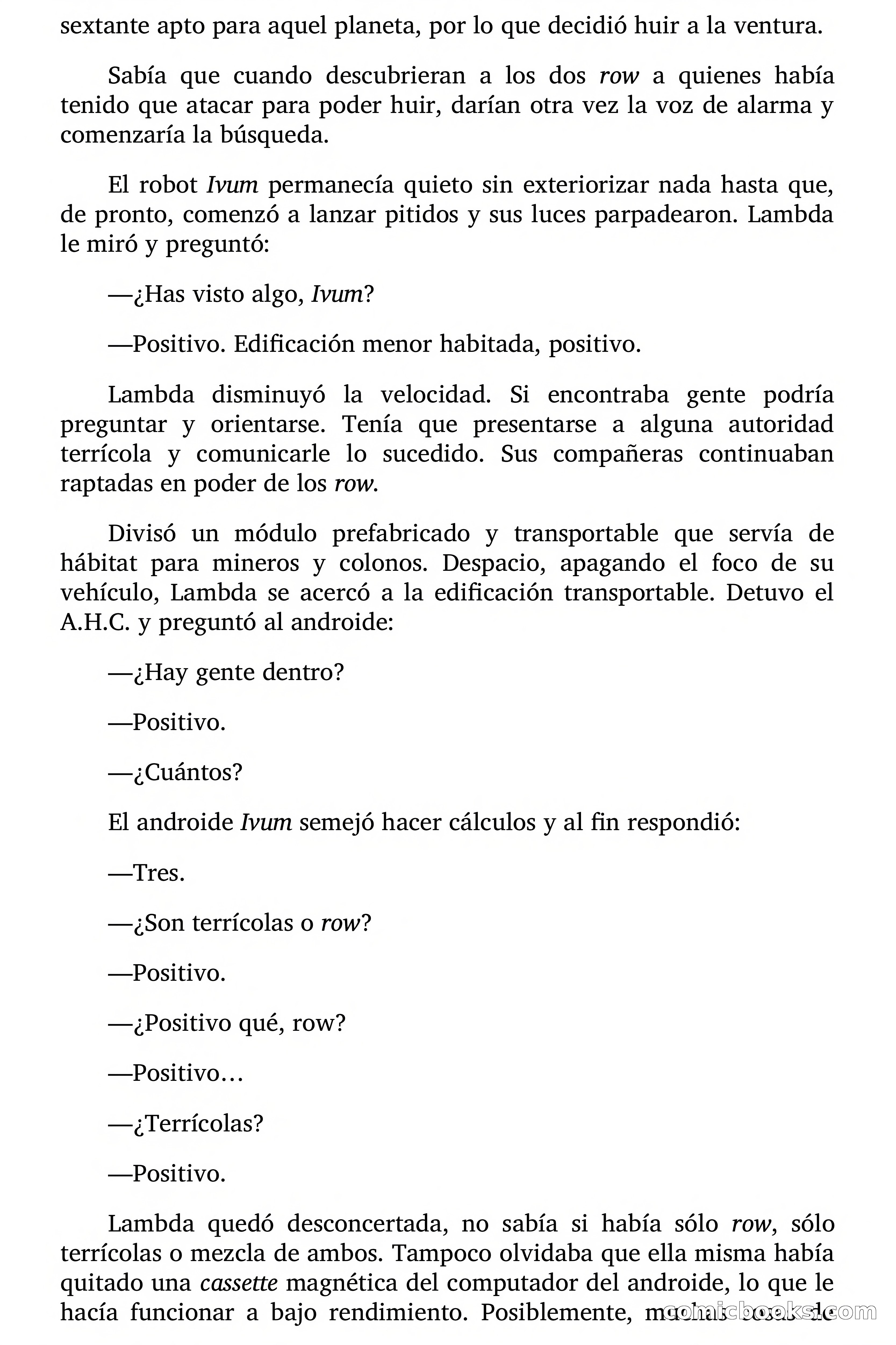 Pánico entre las raptadas — page 29 of 107