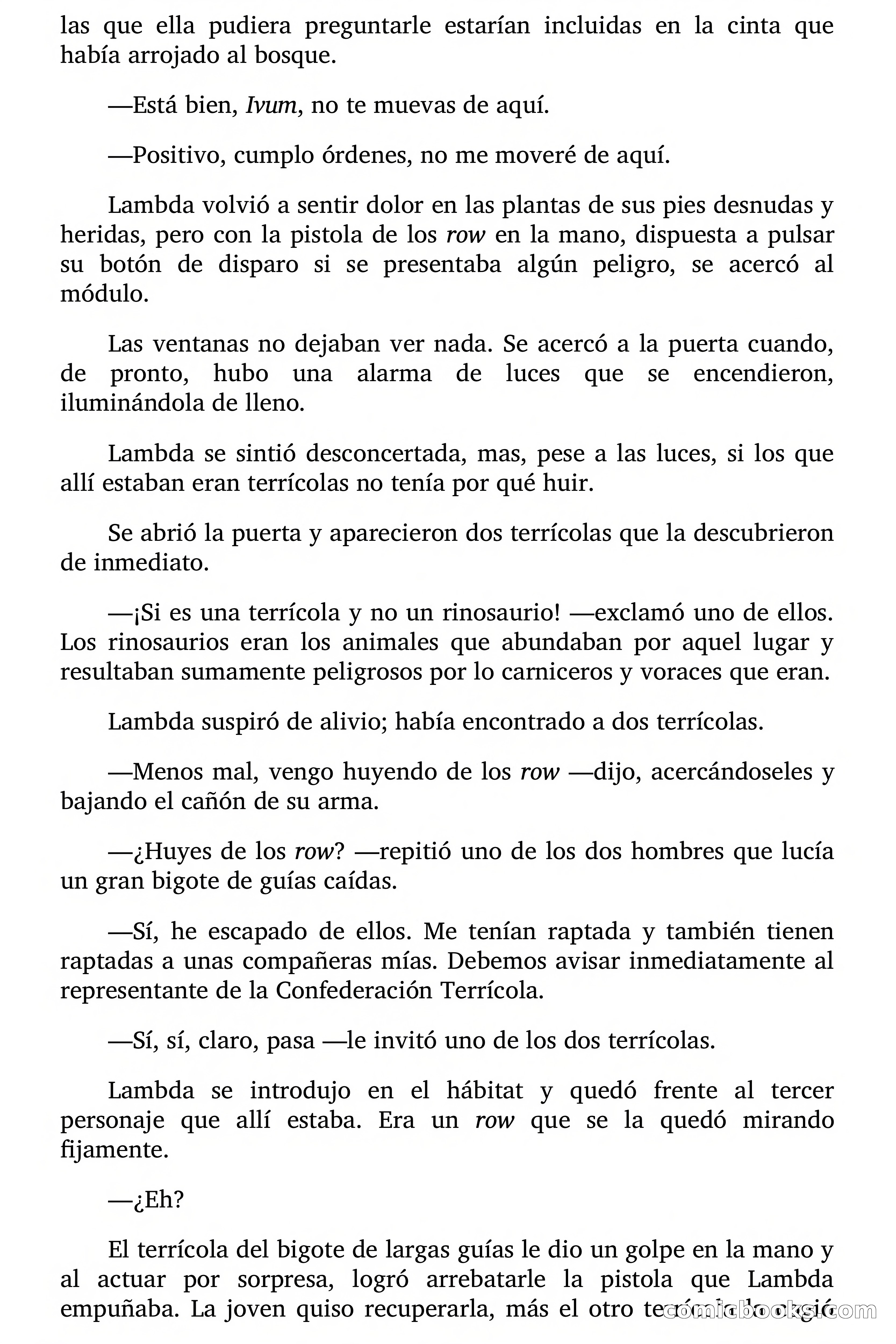 Pánico entre las raptadas — page 30 of 107