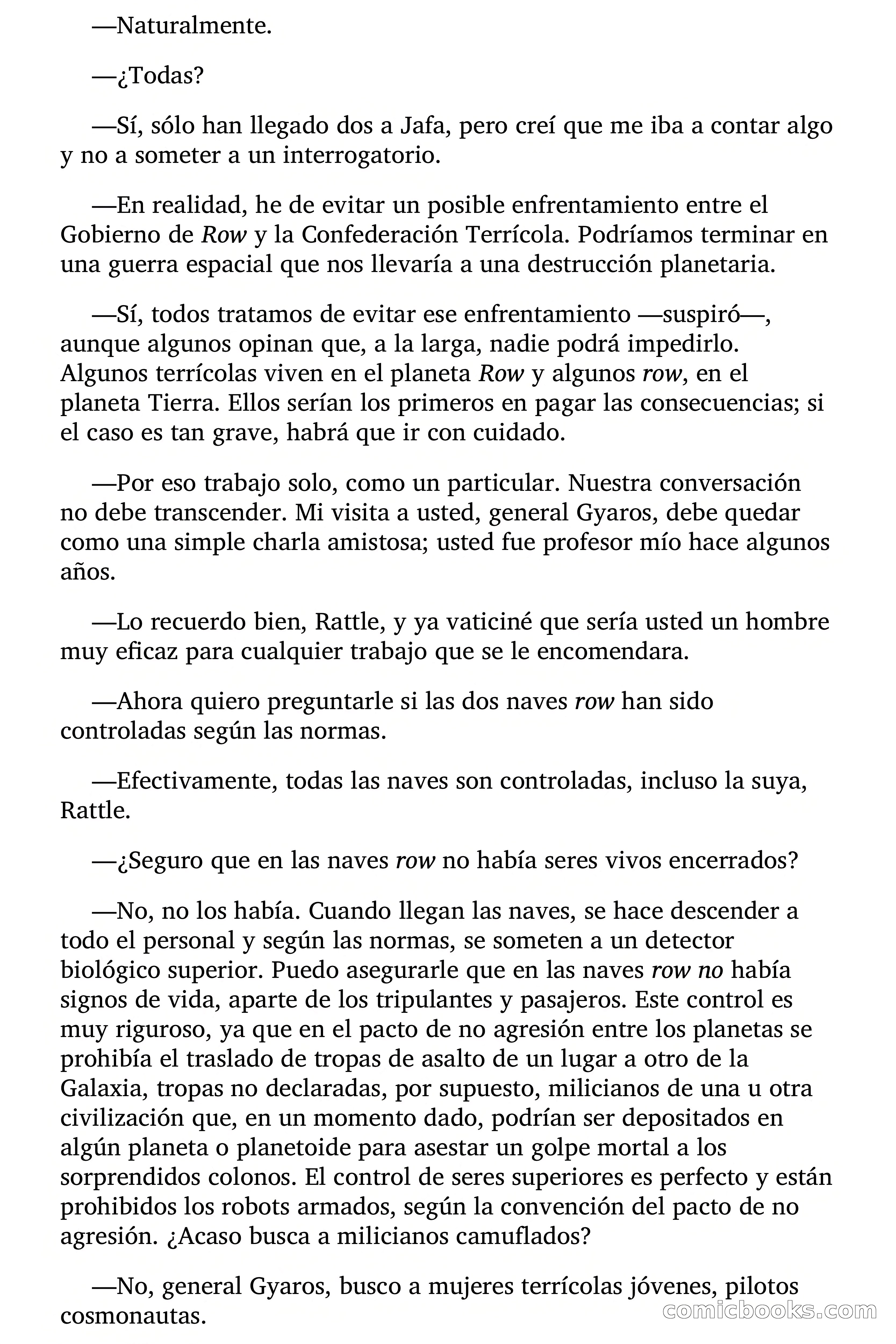 Pánico entre las raptadas — page 34 of 107