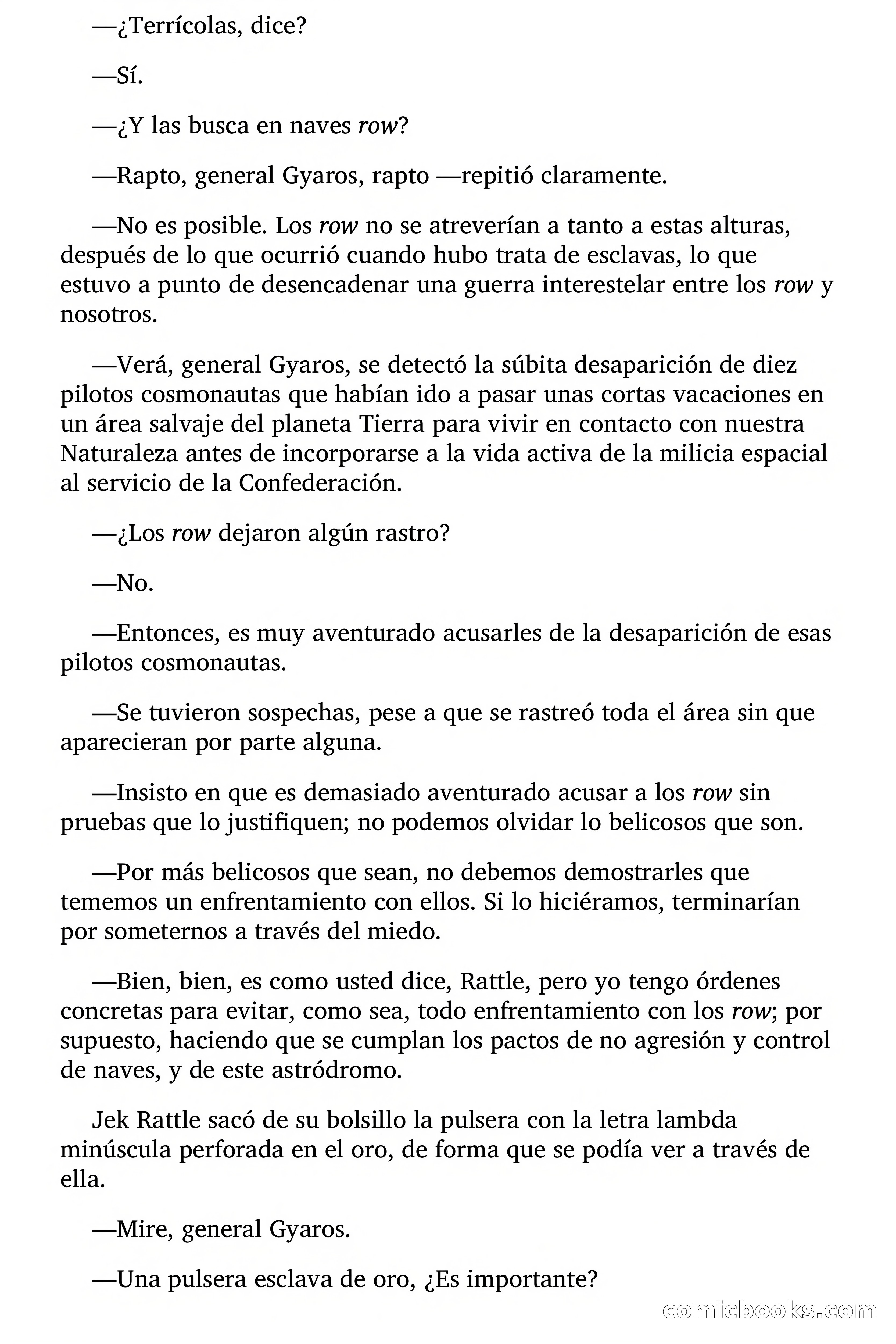 Pánico entre las raptadas — page 35 of 107