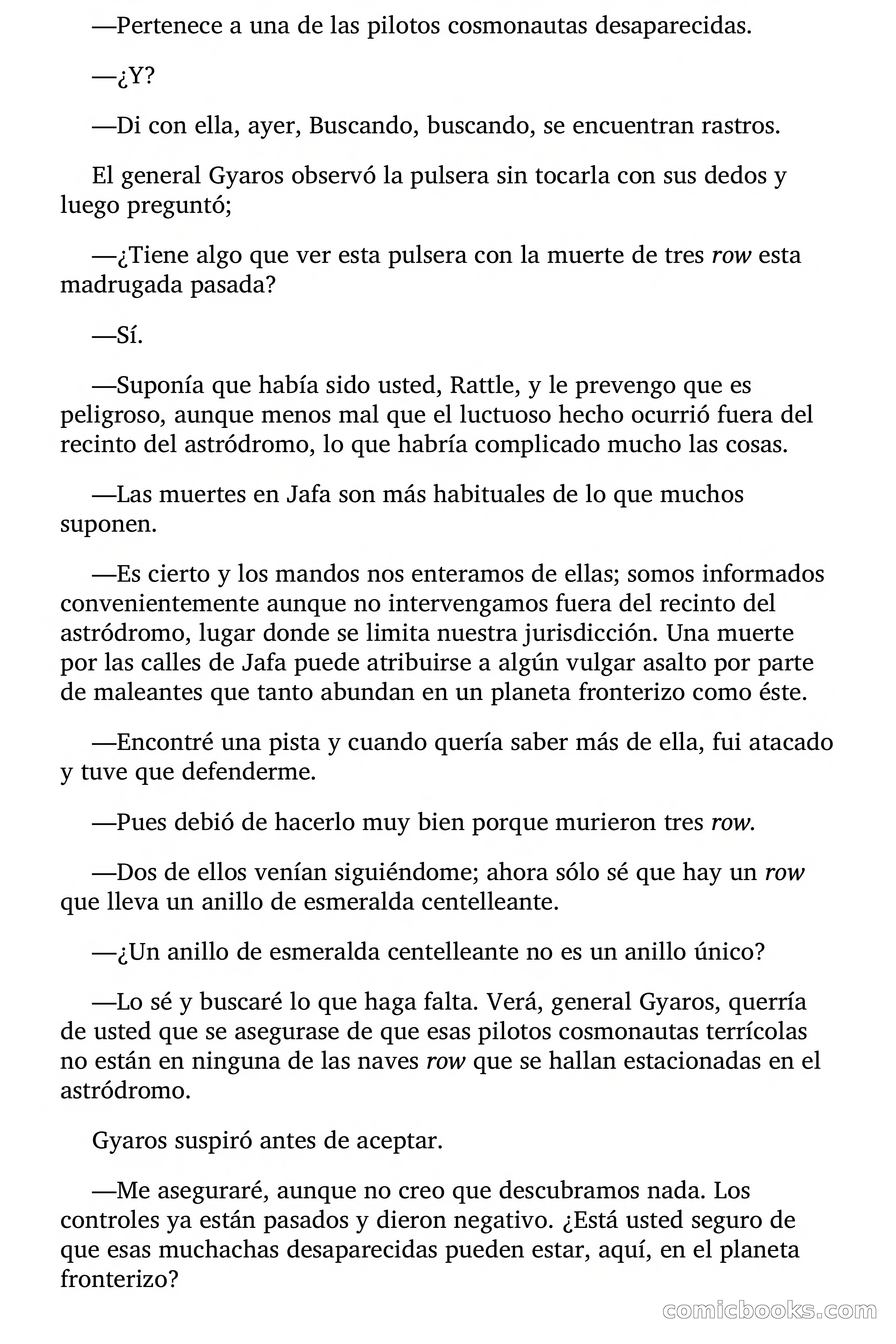 Pánico entre las raptadas — page 36 of 107
