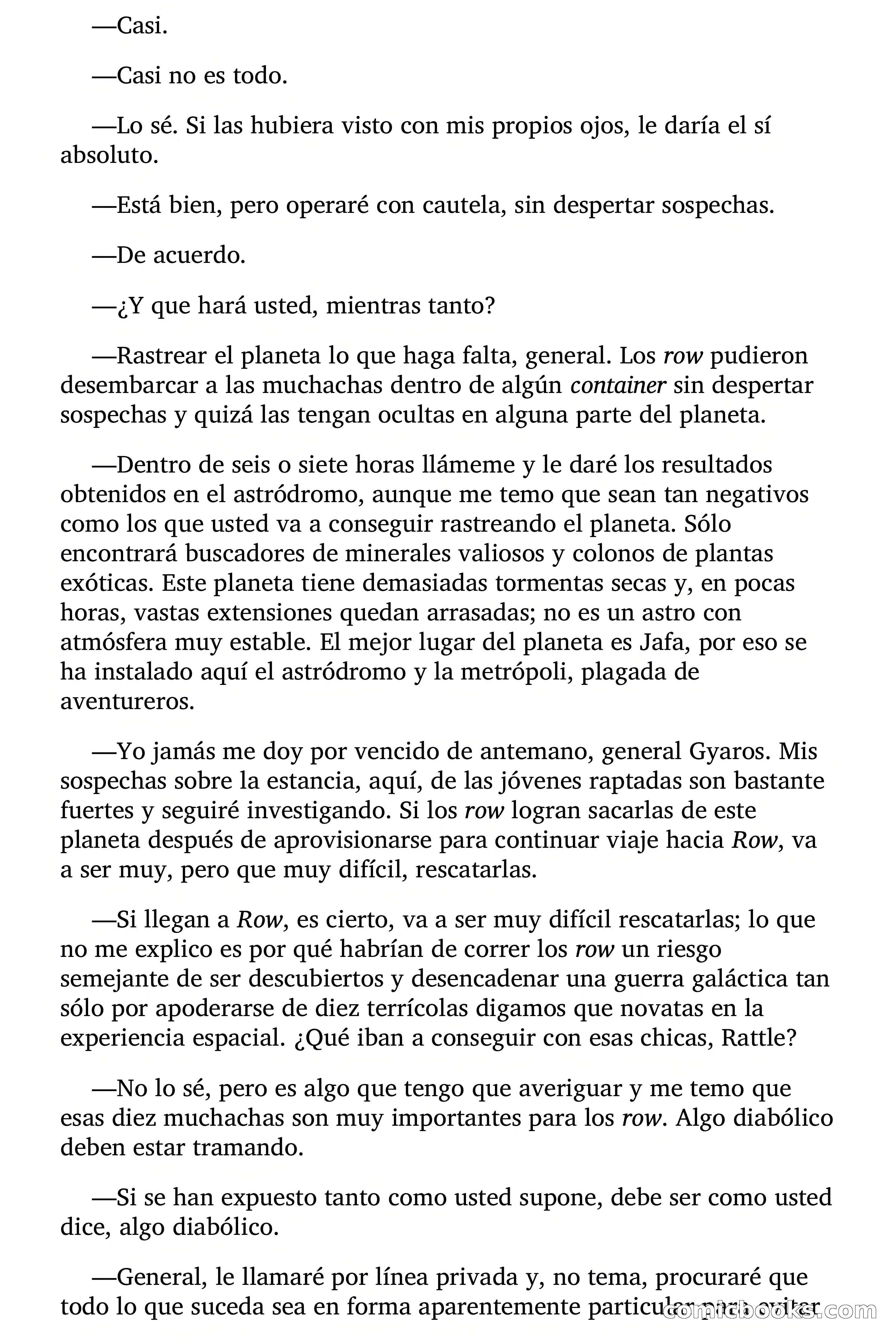 Pánico entre las raptadas — page 37 of 107