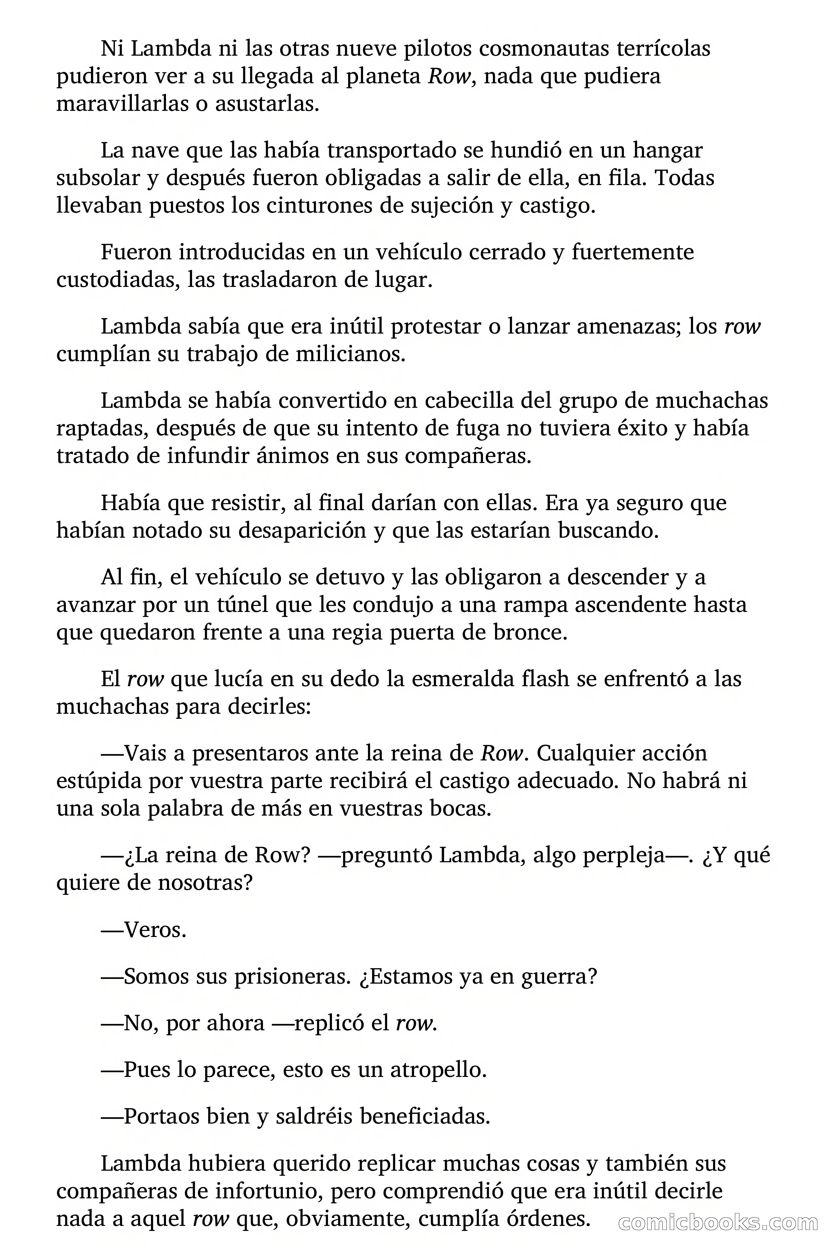 Pánico entre las raptadas — page 58 of 107