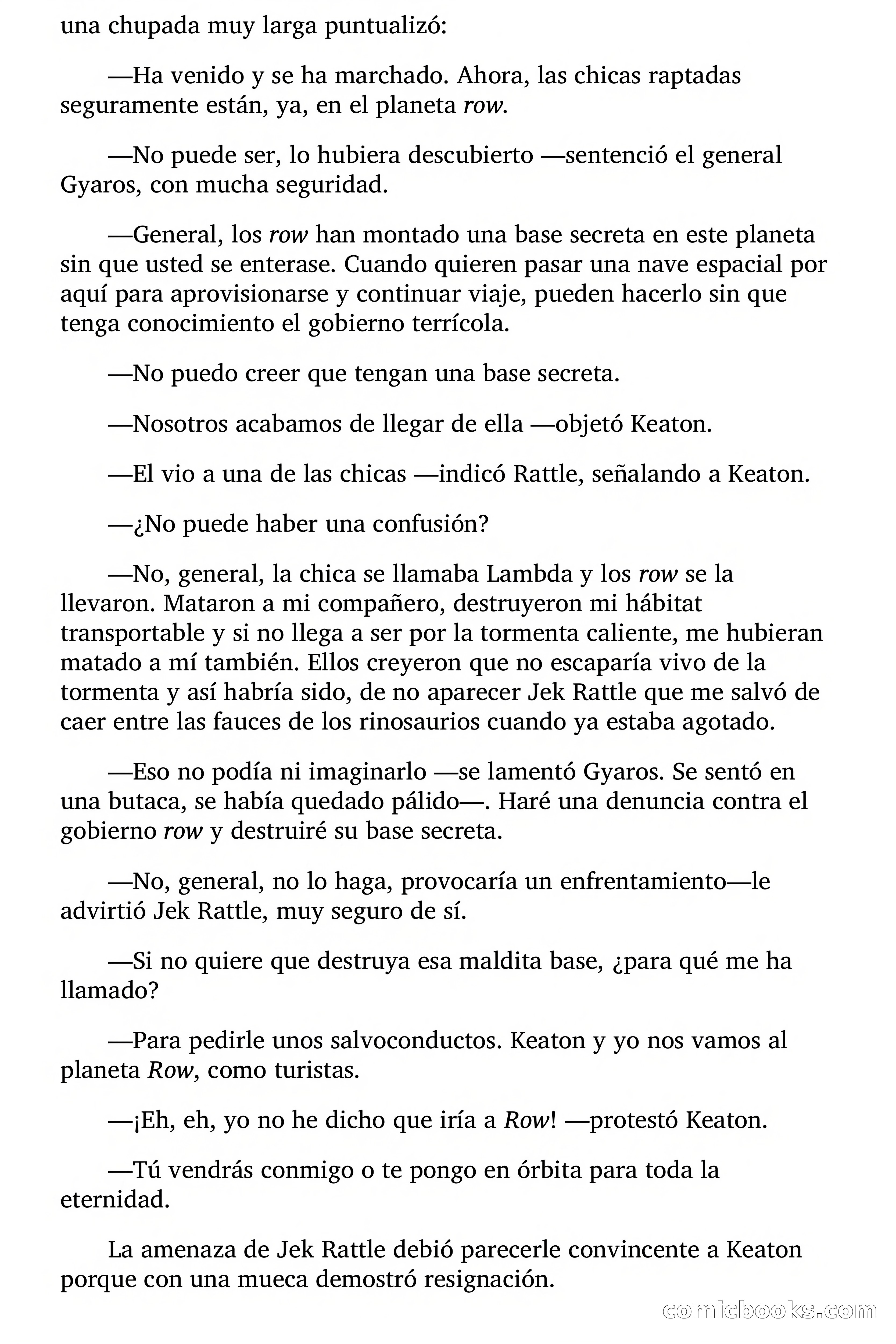 Pánico entre las raptadas — page 68 of 107