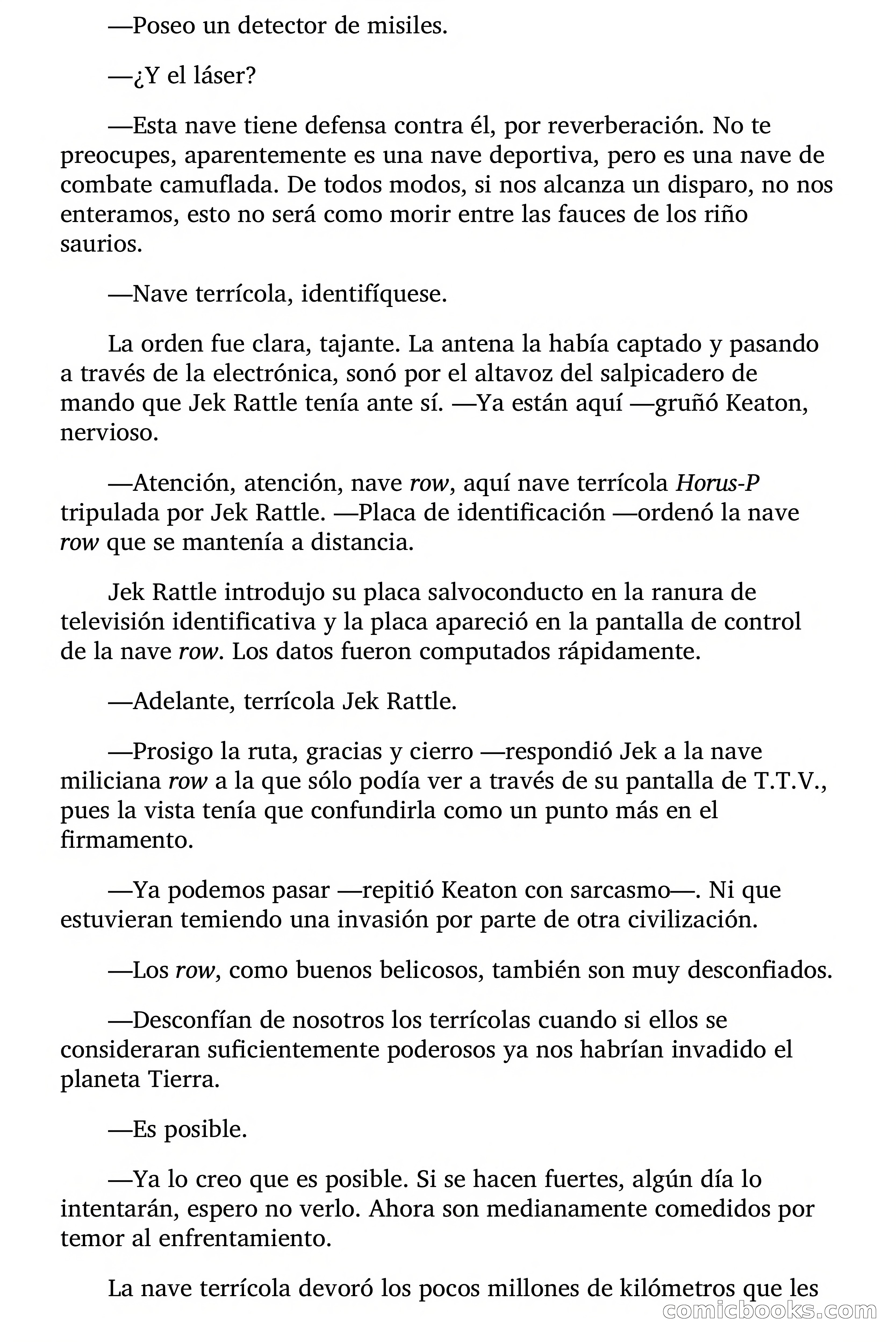Pánico entre las raptadas — page 74 of 107