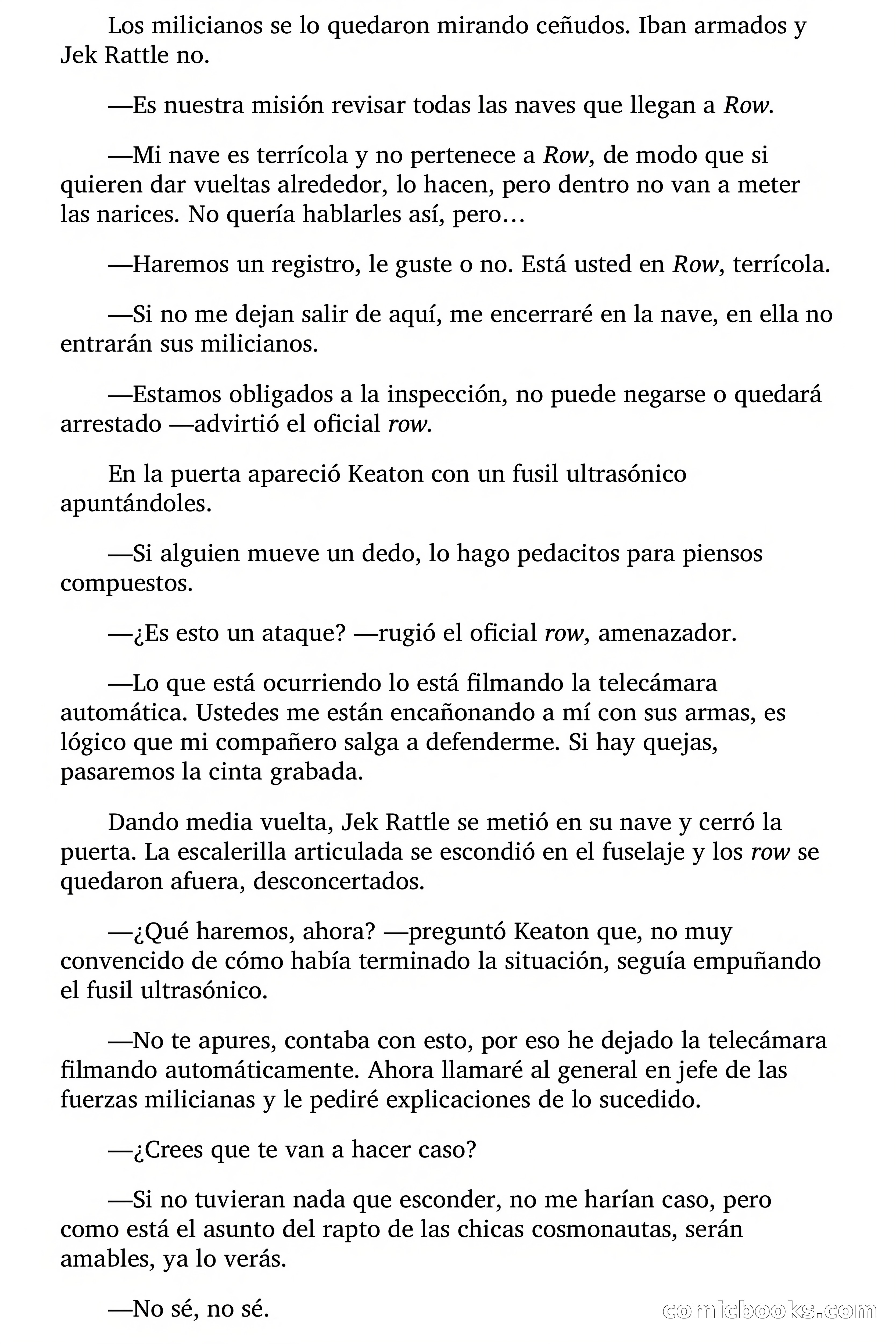 Pánico entre las raptadas — page 76 of 107