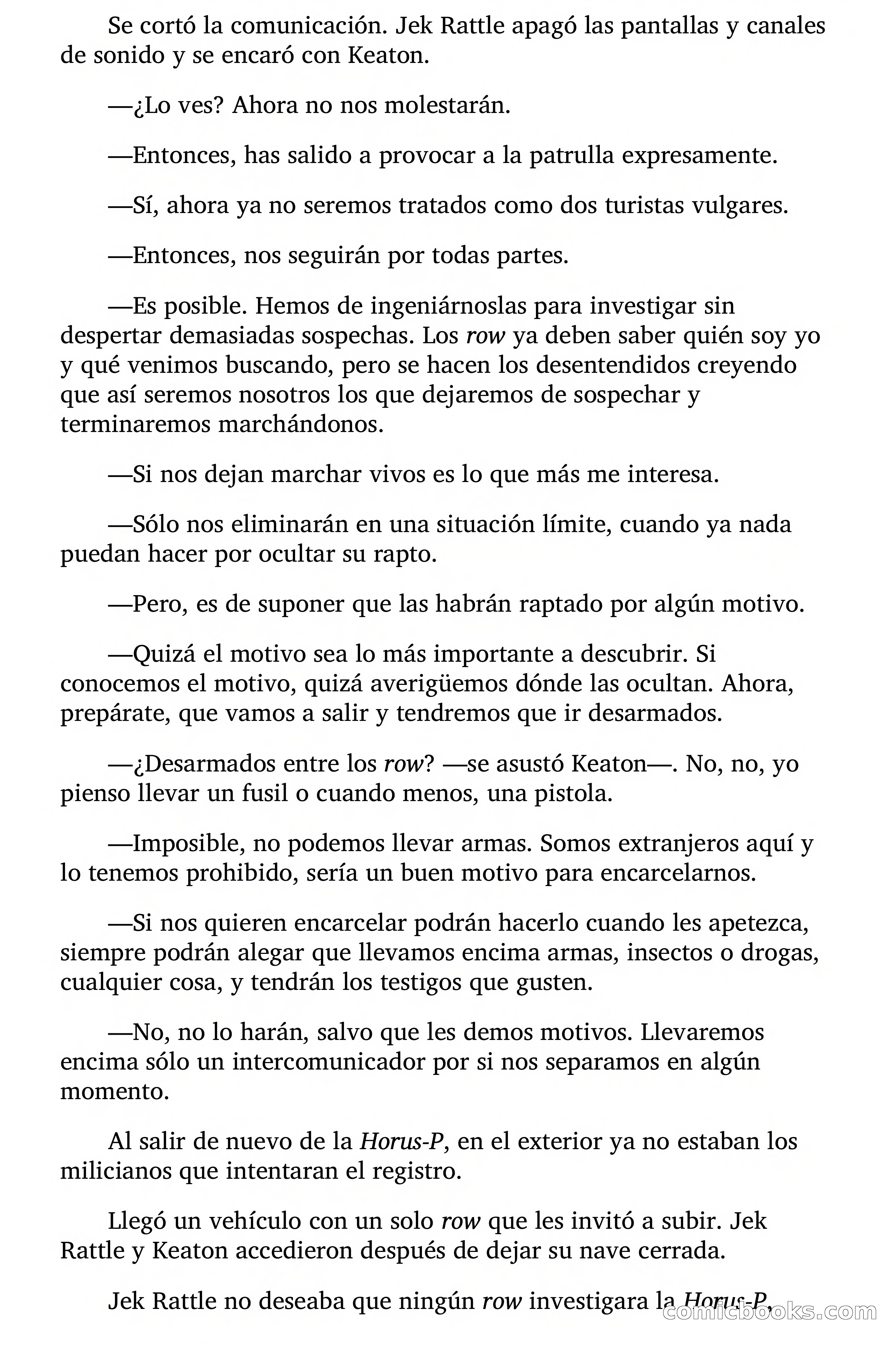 Pánico entre las raptadas — page 78 of 107