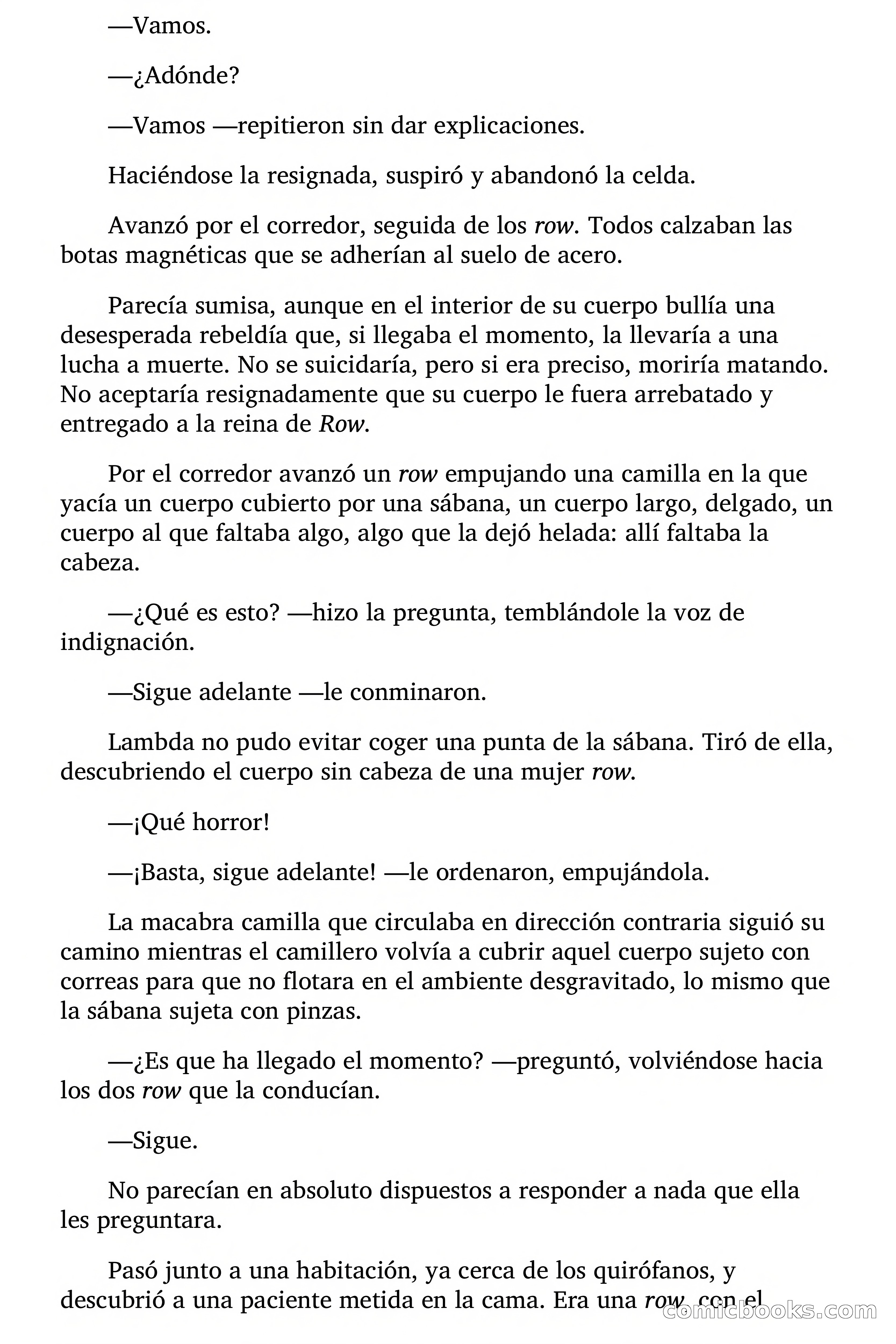 Pánico entre las raptadas — page 82 of 107