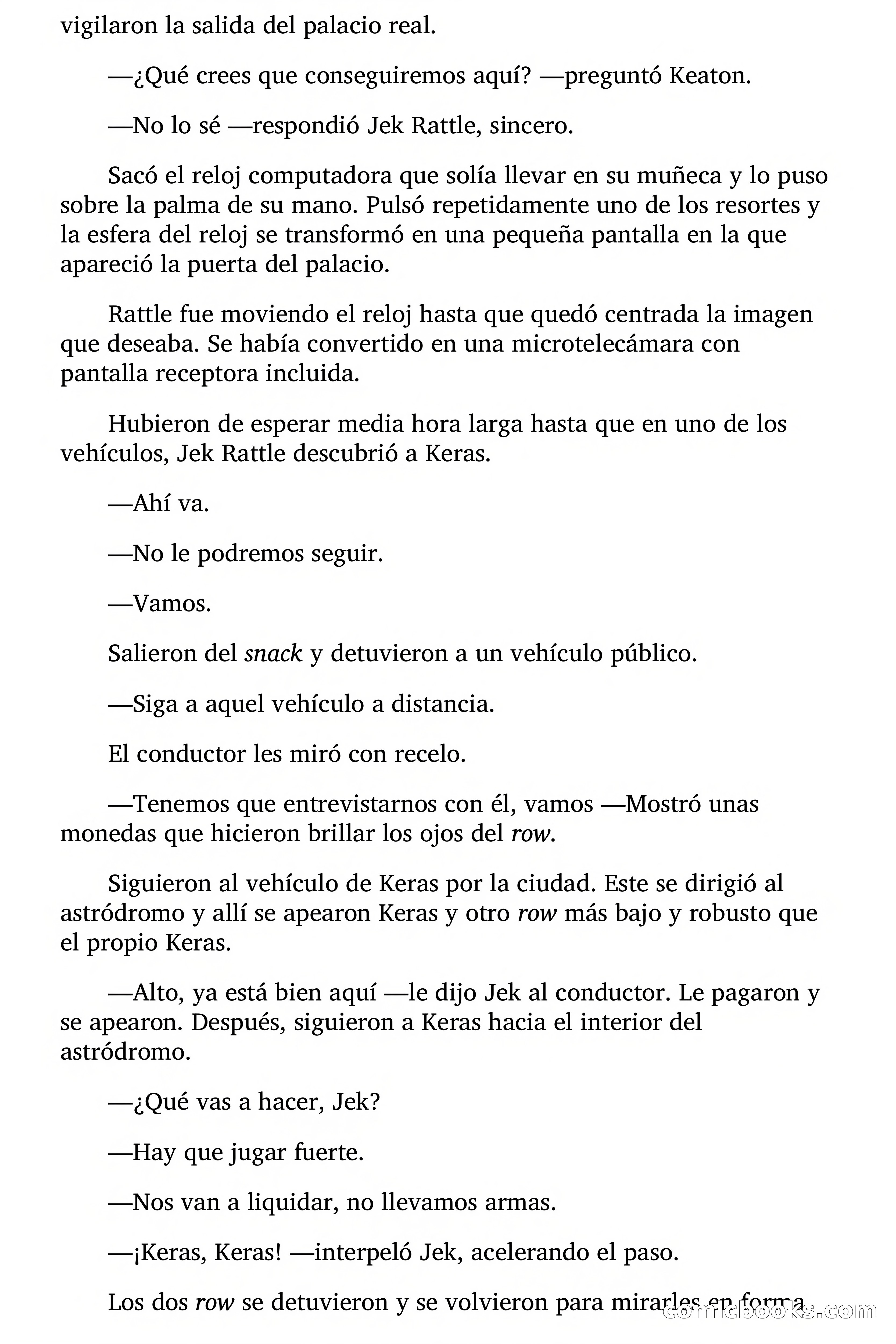 Pánico entre las raptadas — page 92 of 107