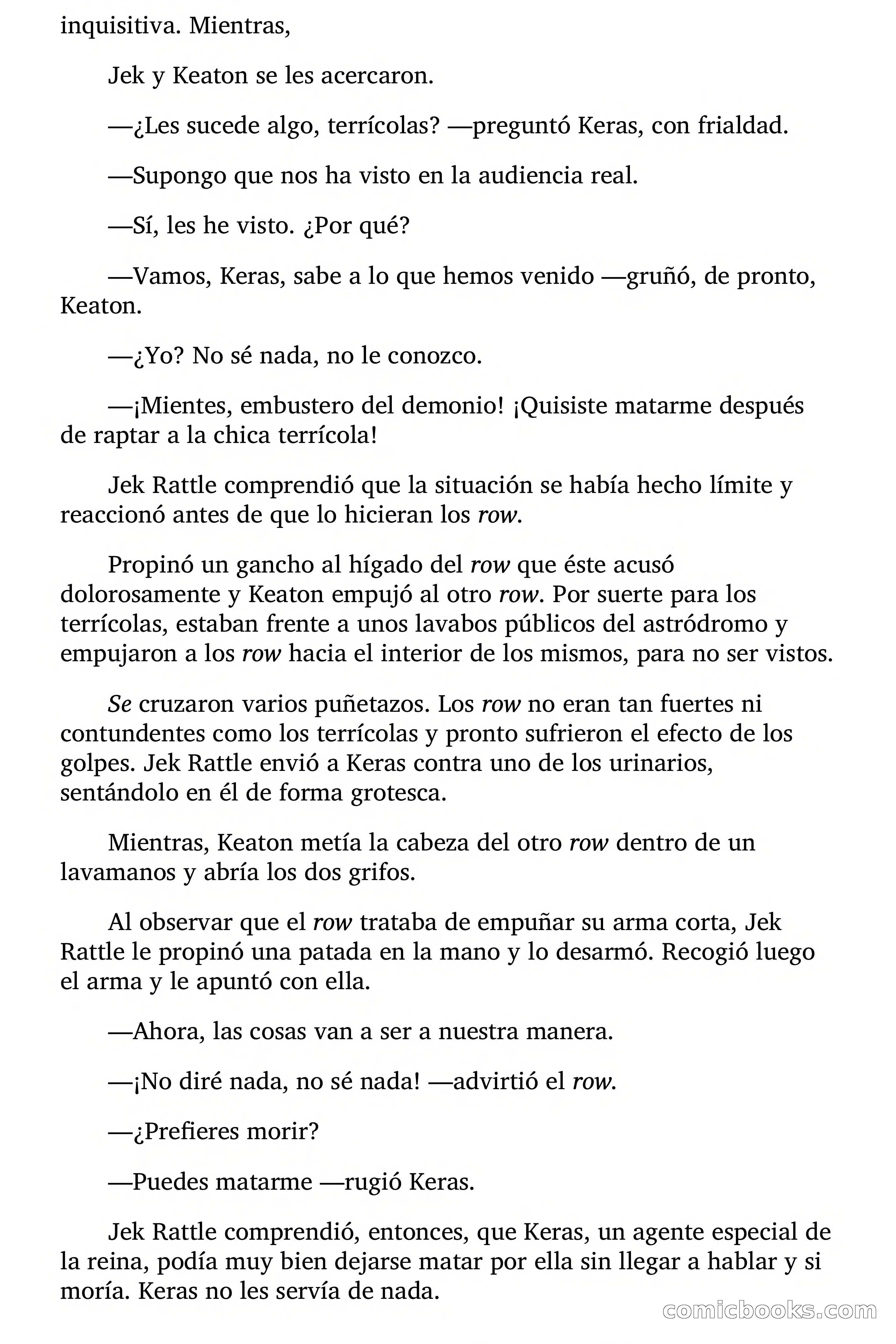 Pánico entre las raptadas — page 93 of 107