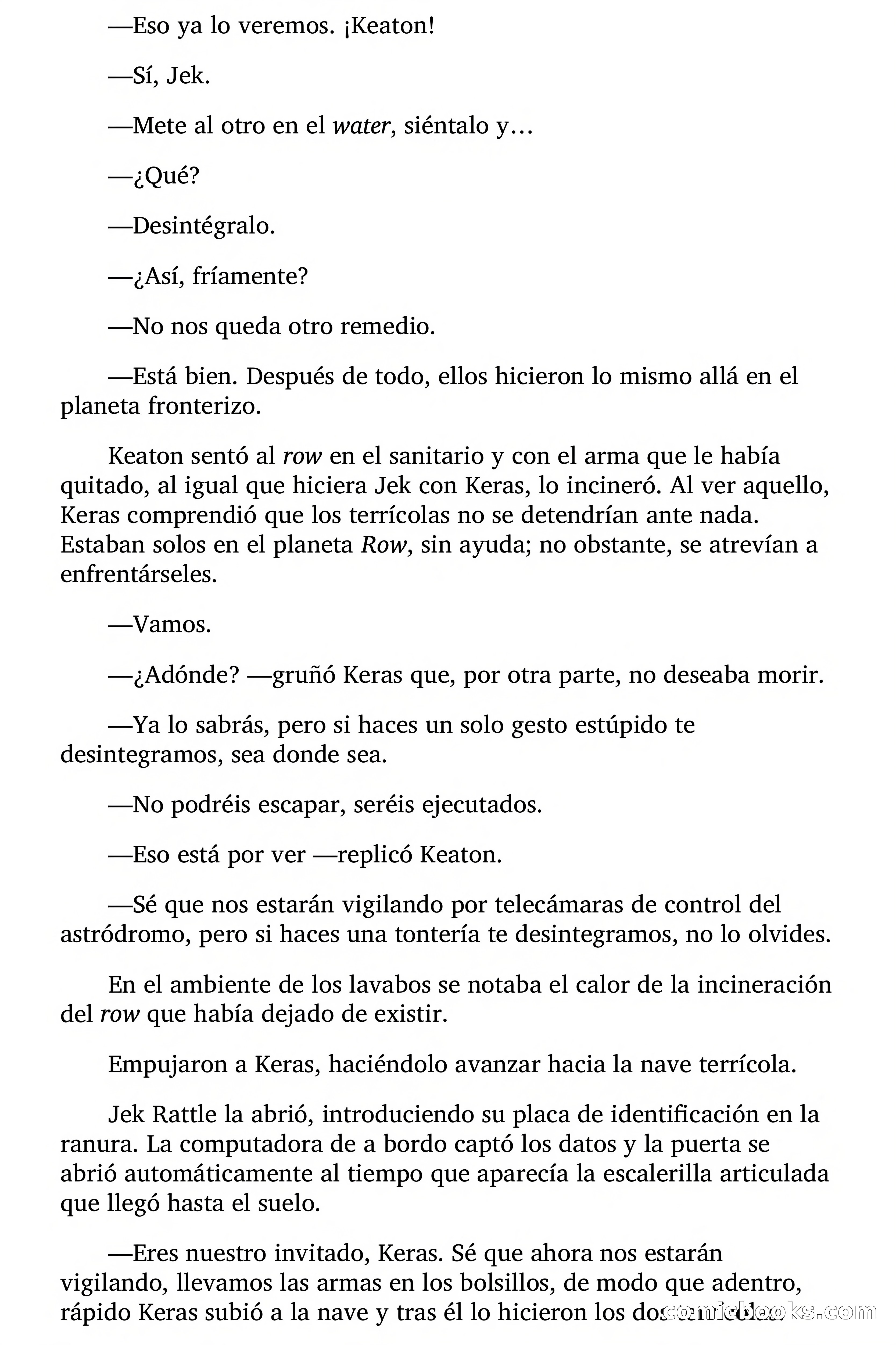 Pánico entre las raptadas — page 94 of 107