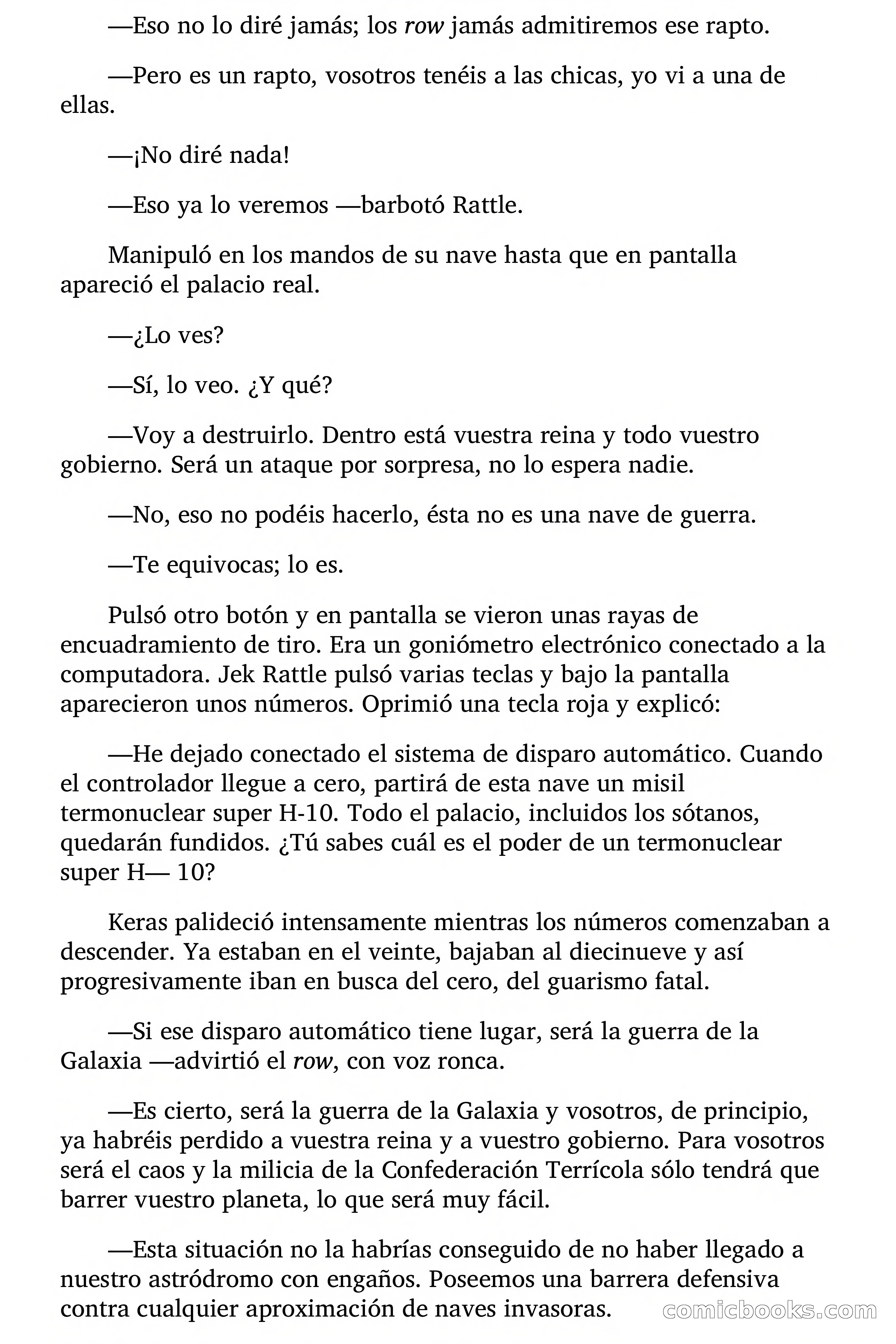 Pánico entre las raptadas — page 96 of 107