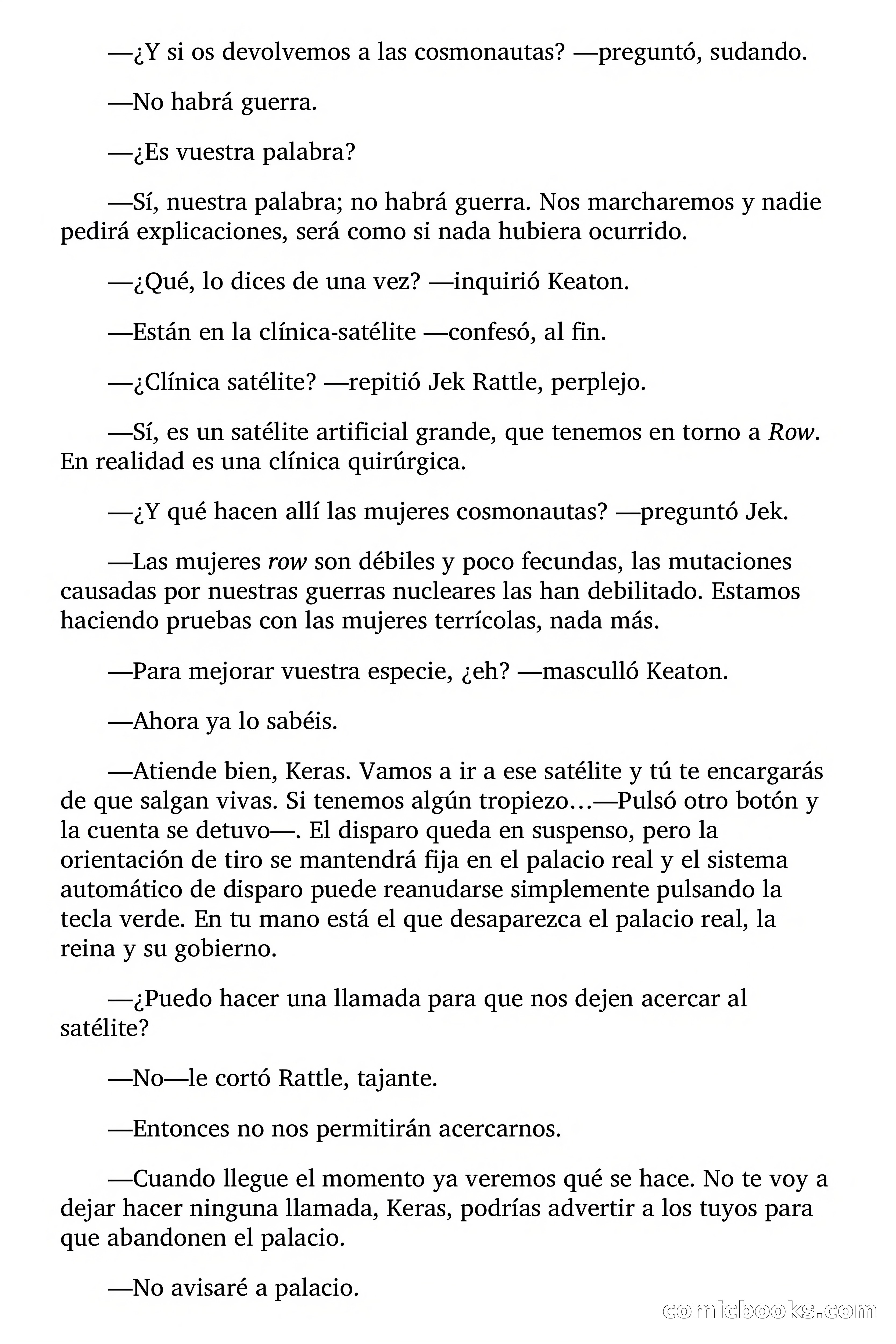 Pánico entre las raptadas — page 99 of 107