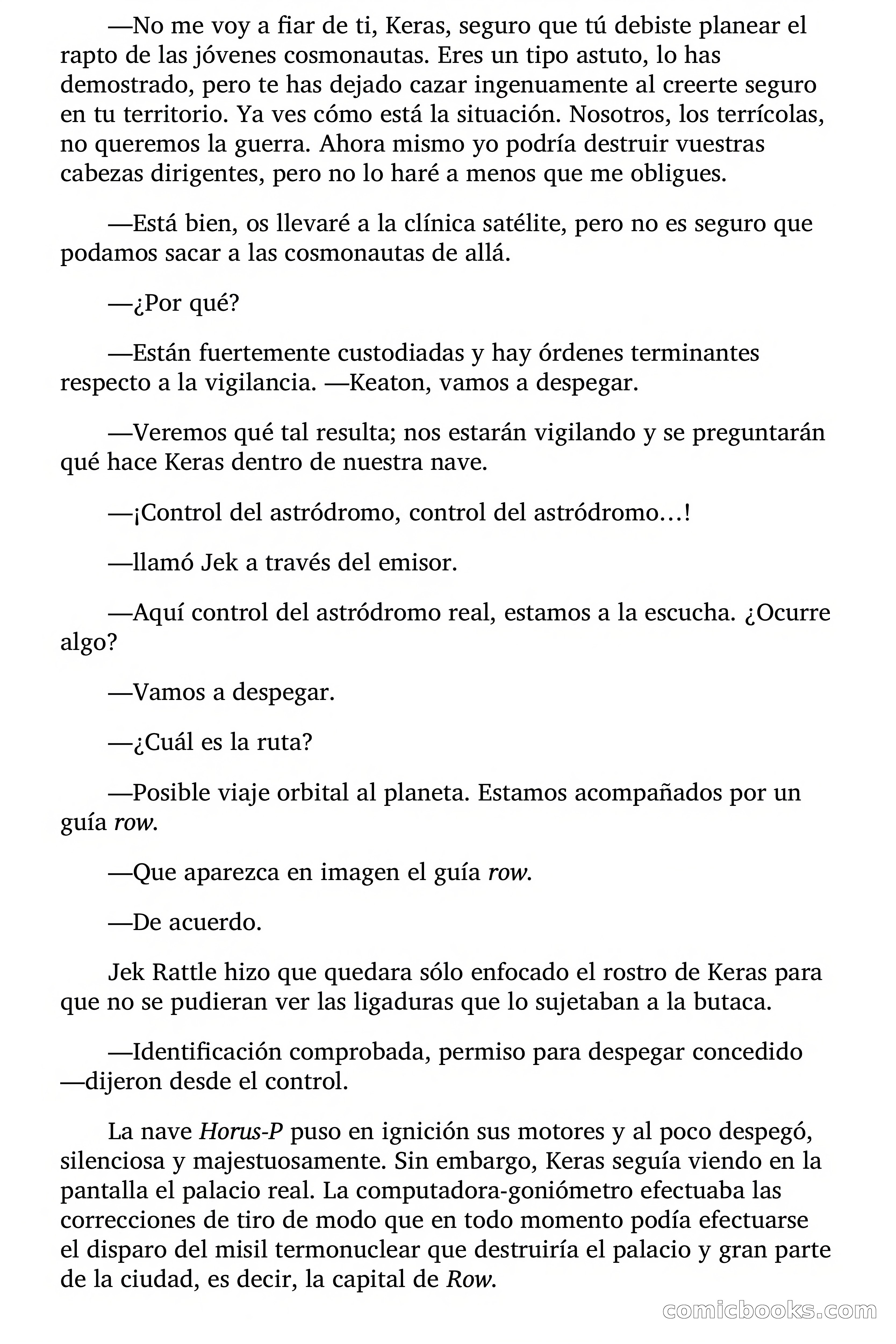 Pánico entre las raptadas — page 100 of 107