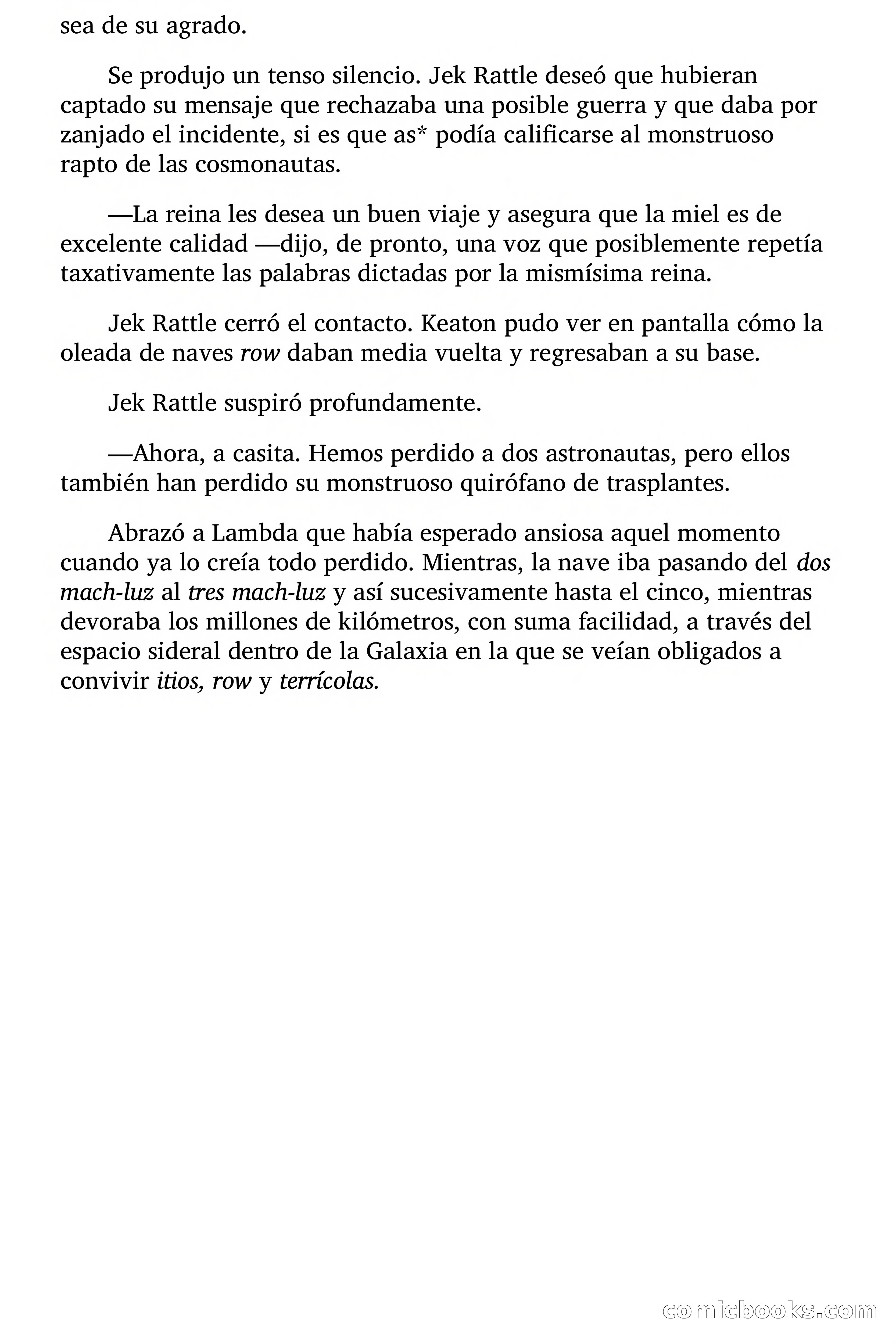 Pánico entre las raptadas — page 105 of 107