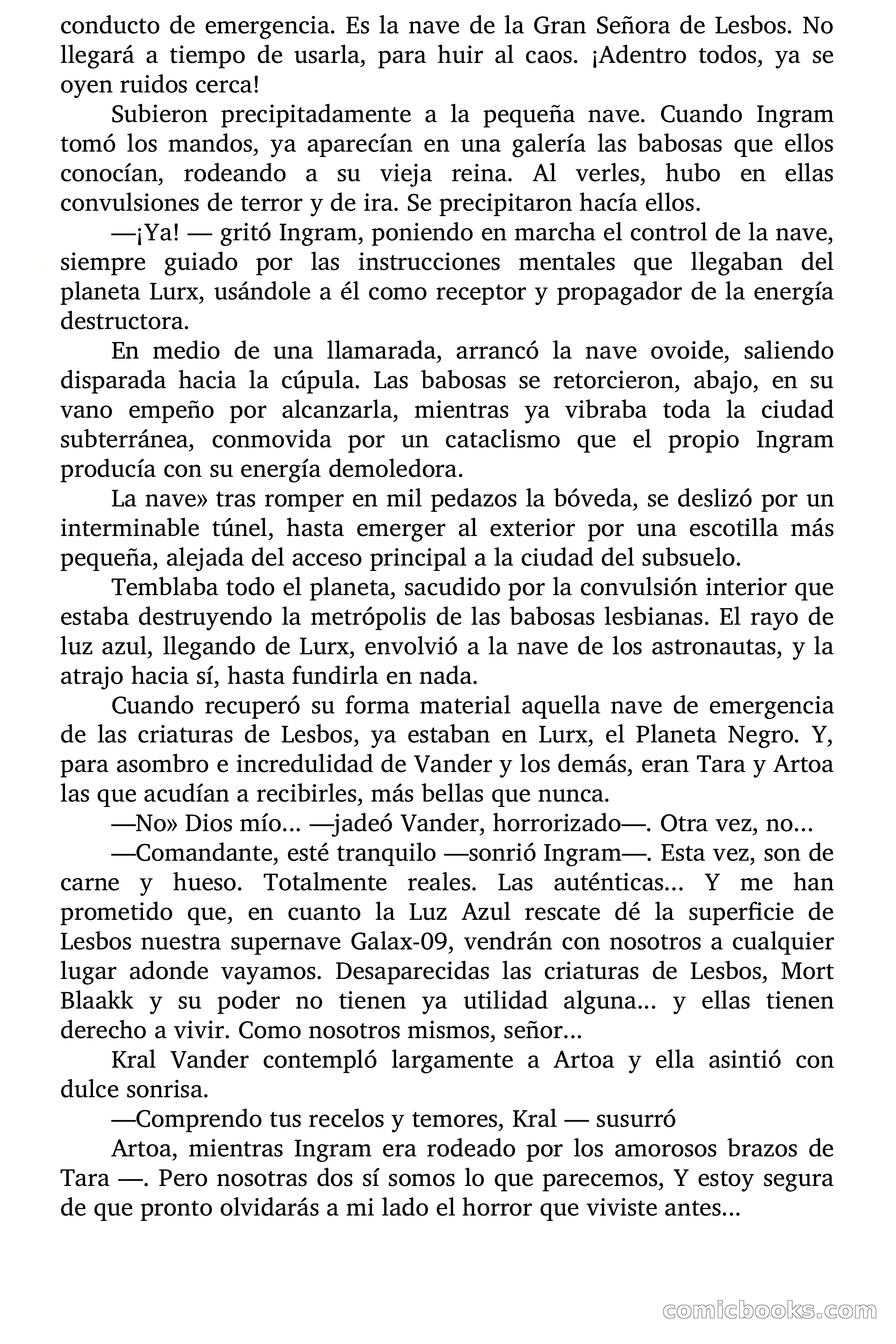 Amazonas de las Galaxias — page 70 of 71