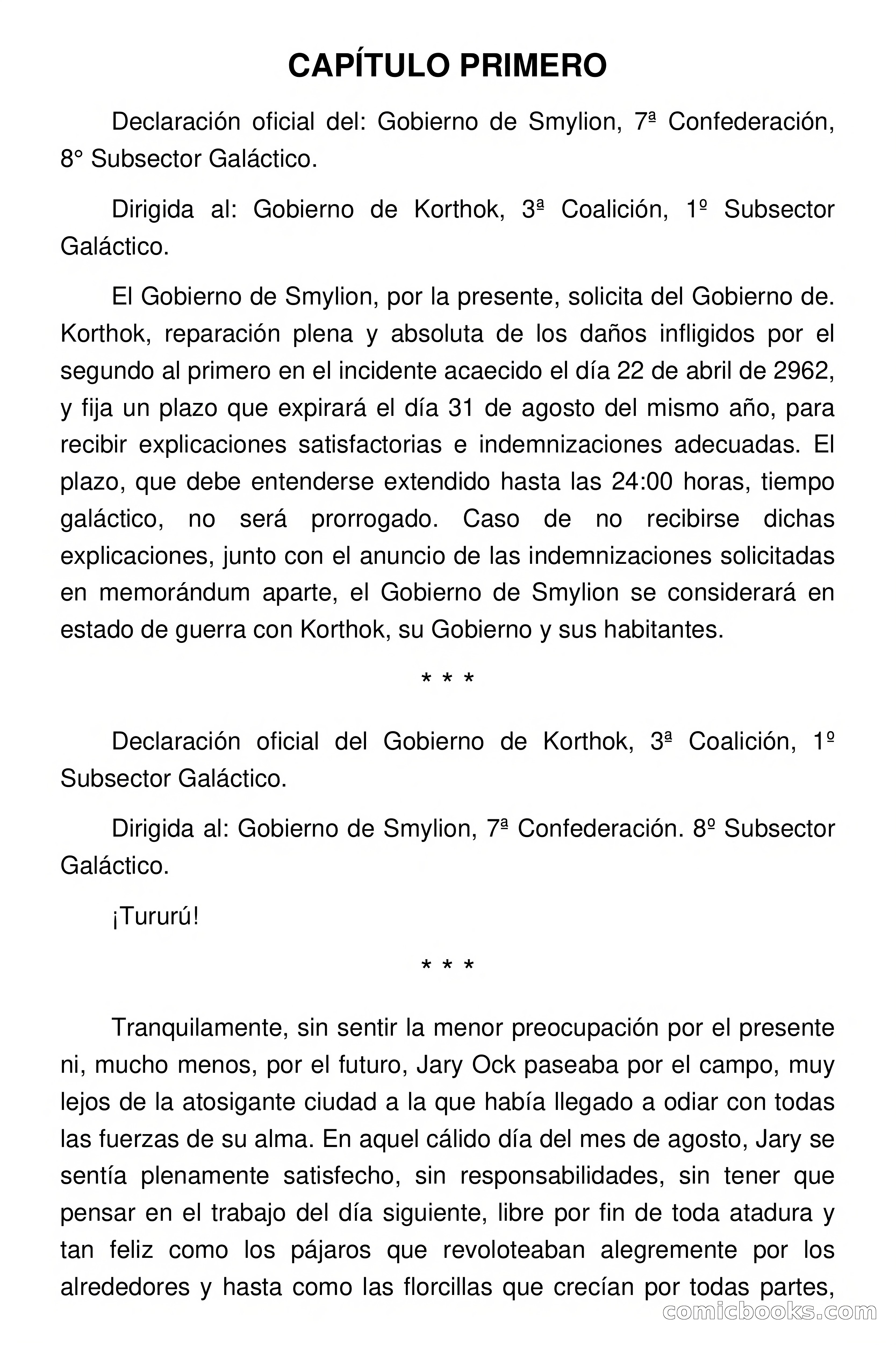 Una guerra en el siglo XXX — page 3 of 94