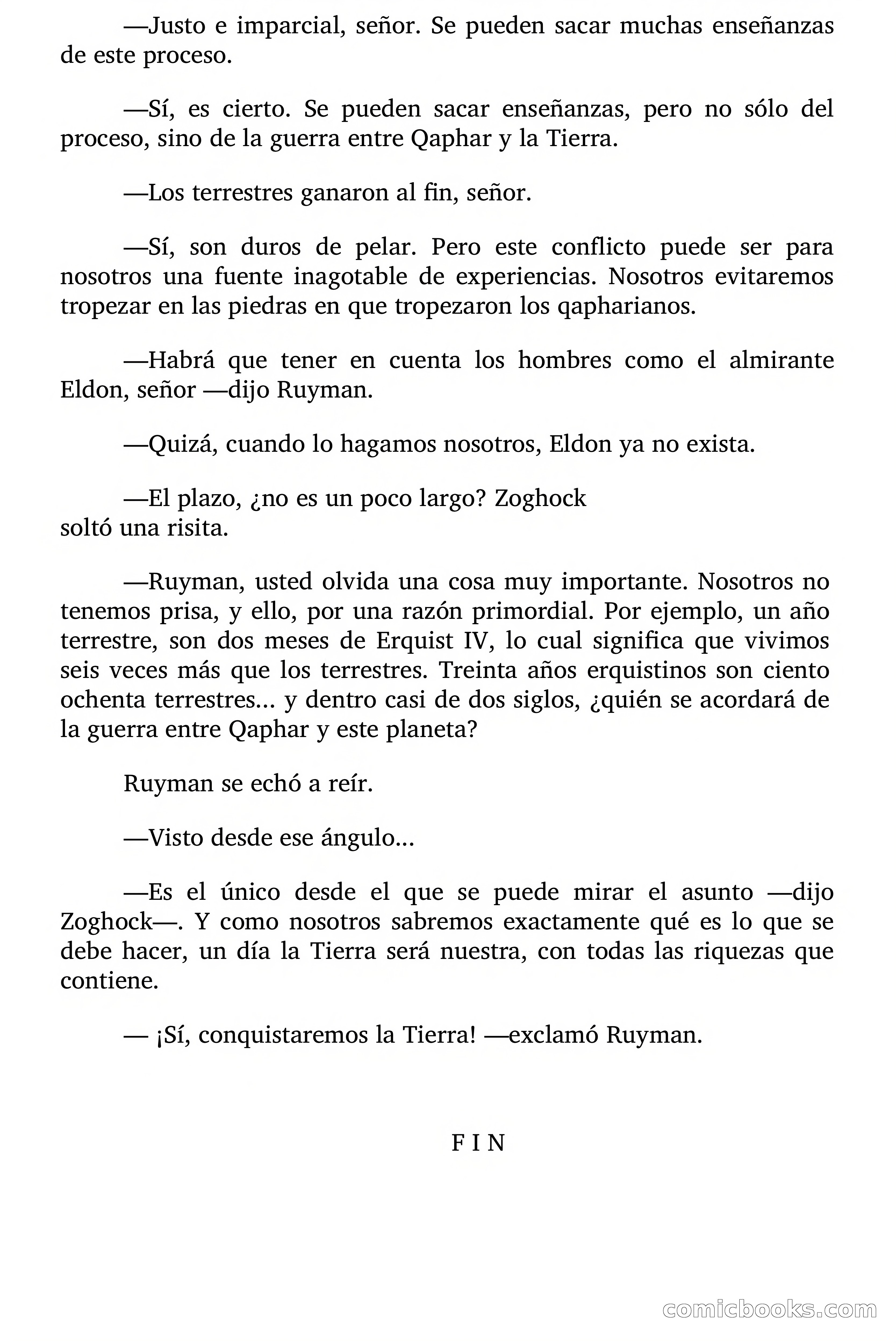 ¡Destruid ese planeta! (Destroy That Planet!) — page 104 of 105